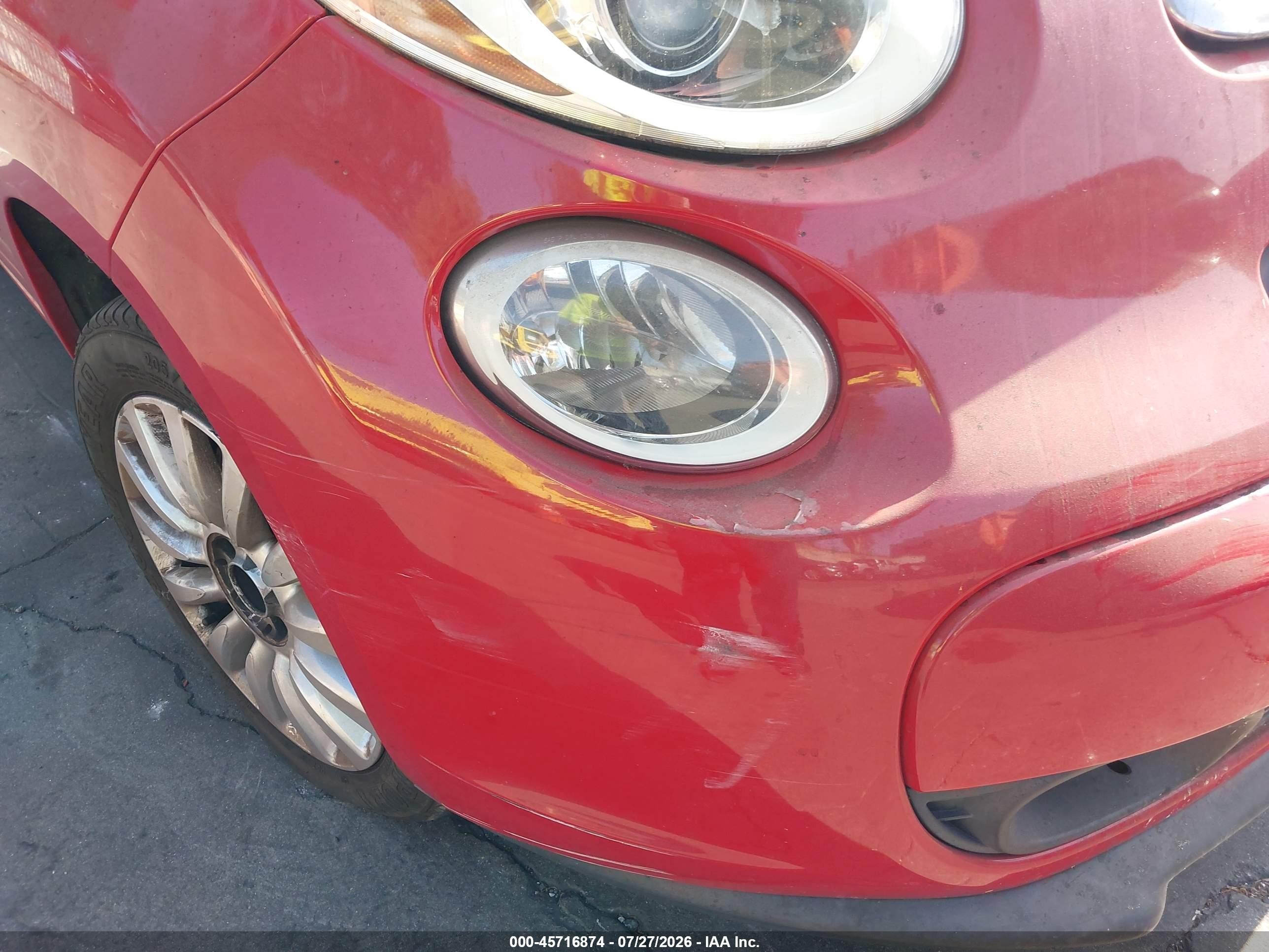 2014 Fiat 500l Easy Red vin: ZFBCFABH9EZ024940