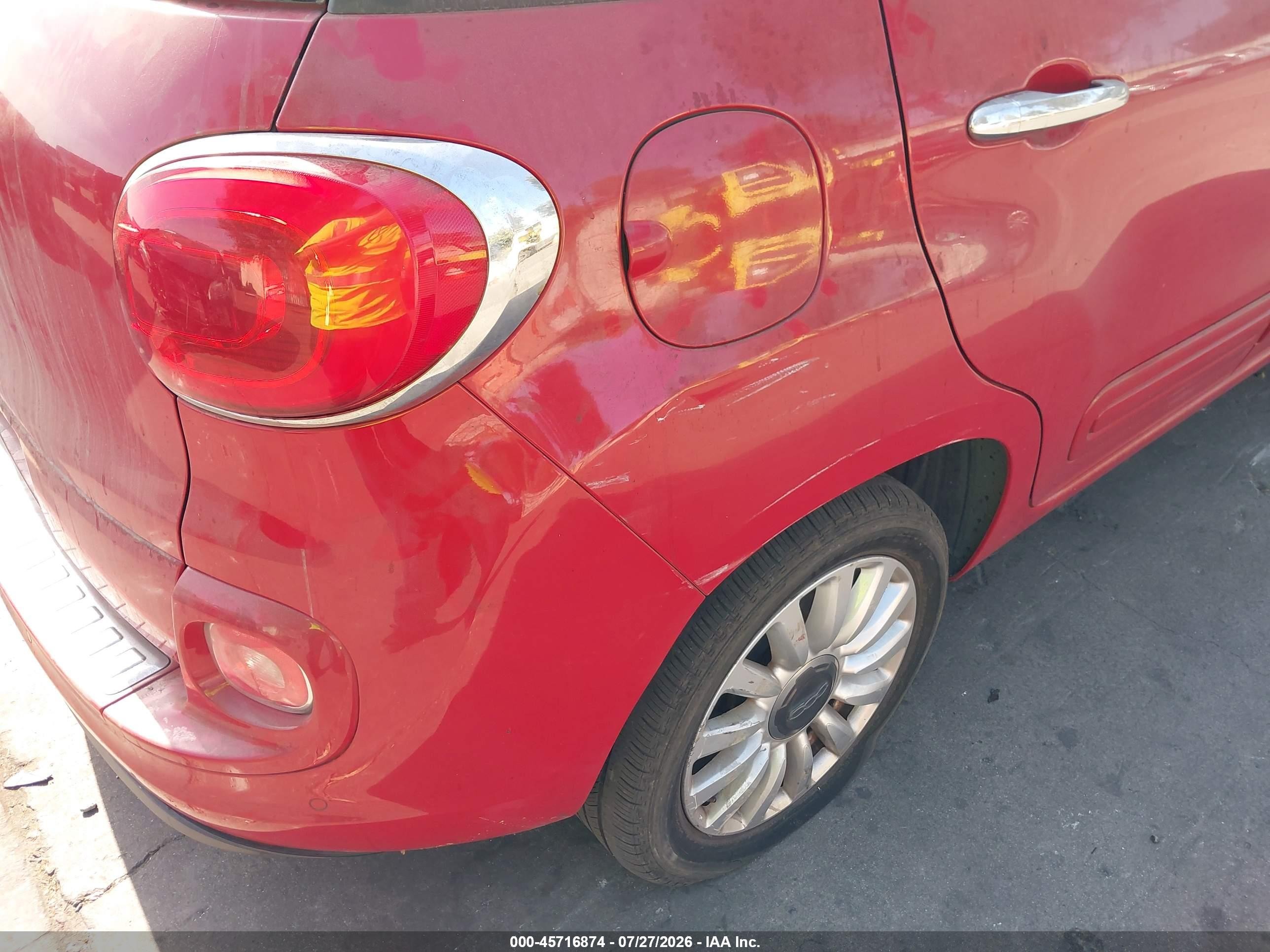 2014 Fiat 500l Easy Red vin: ZFBCFABH9EZ024940