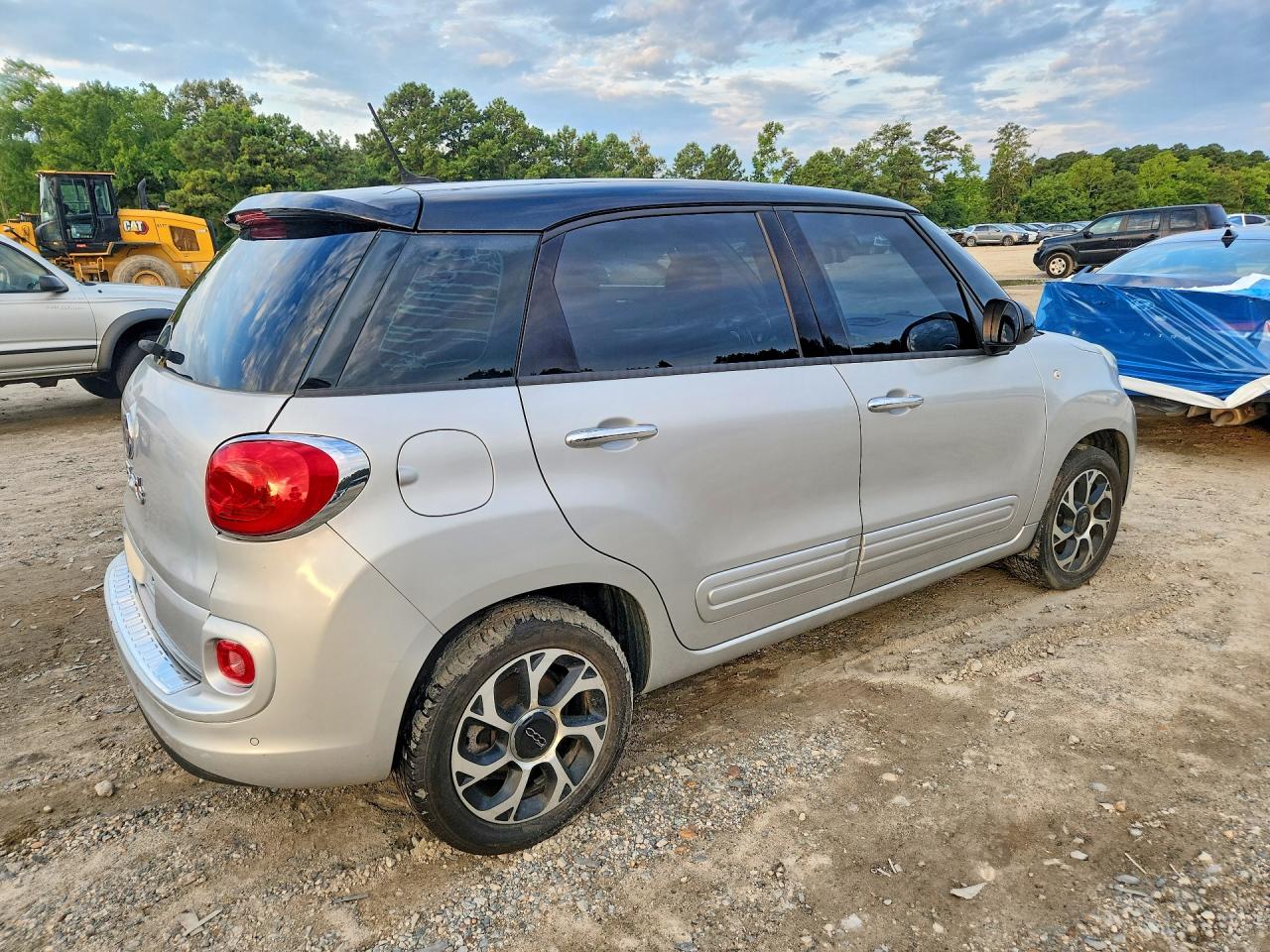 2015 Fiat 500l Easy Silver vin: ZFBCFABHXFZ030862