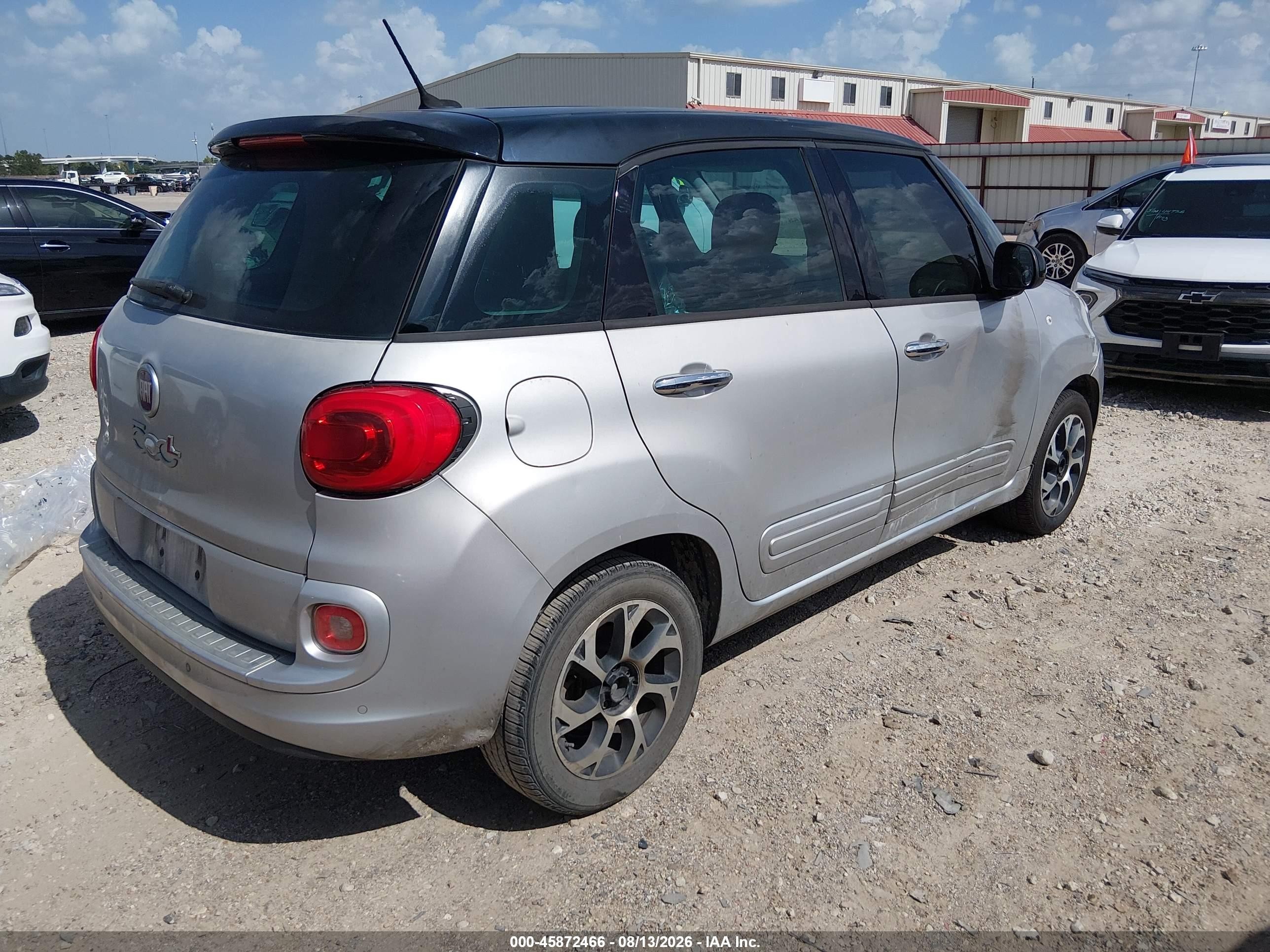 2015 Fiat 500l Easy Silver vin: ZFBCFABHXFZ032613