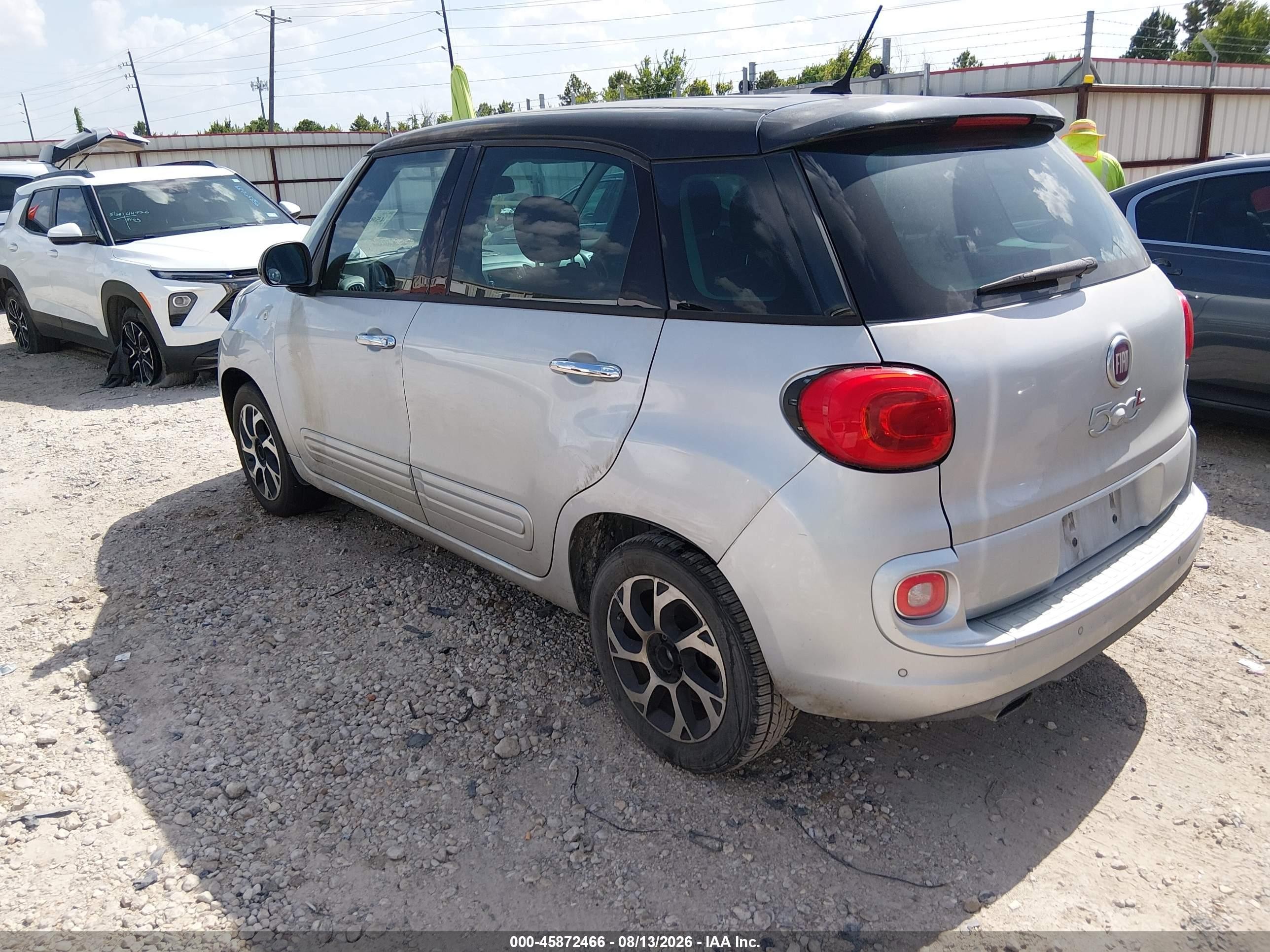 2015 Fiat 500l Easy Silver vin: ZFBCFABHXFZ032613