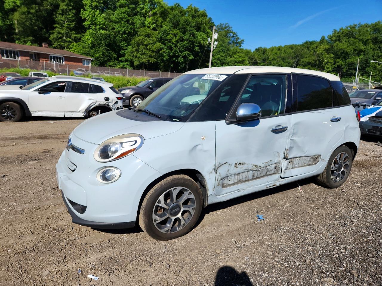 2014 Fiat 500l Lounge Blue vin: ZFBCFACH0EZ010536