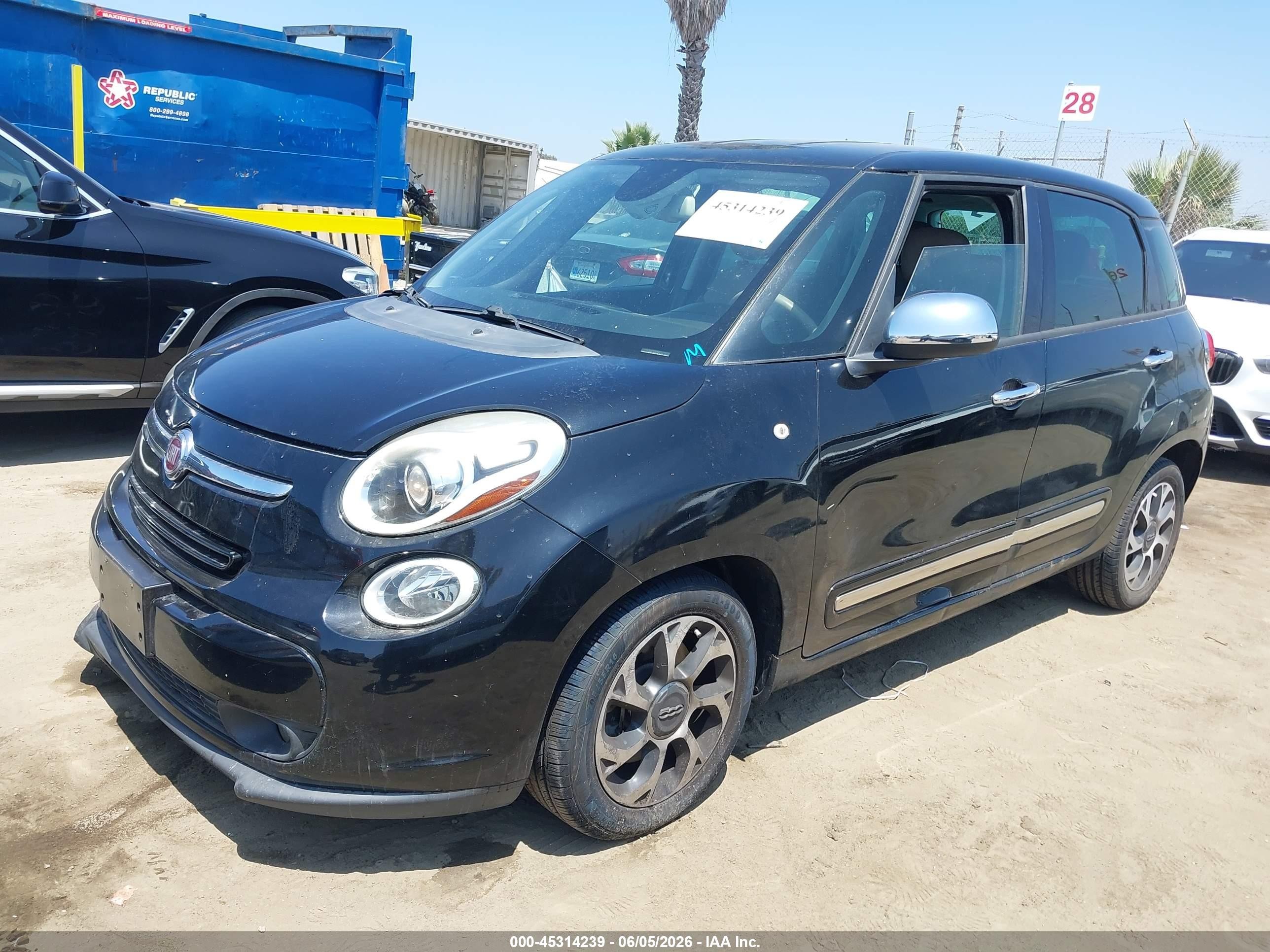 2014 Fiat 500l Lounge Черный vin: ZFBCFACH1EZ004874