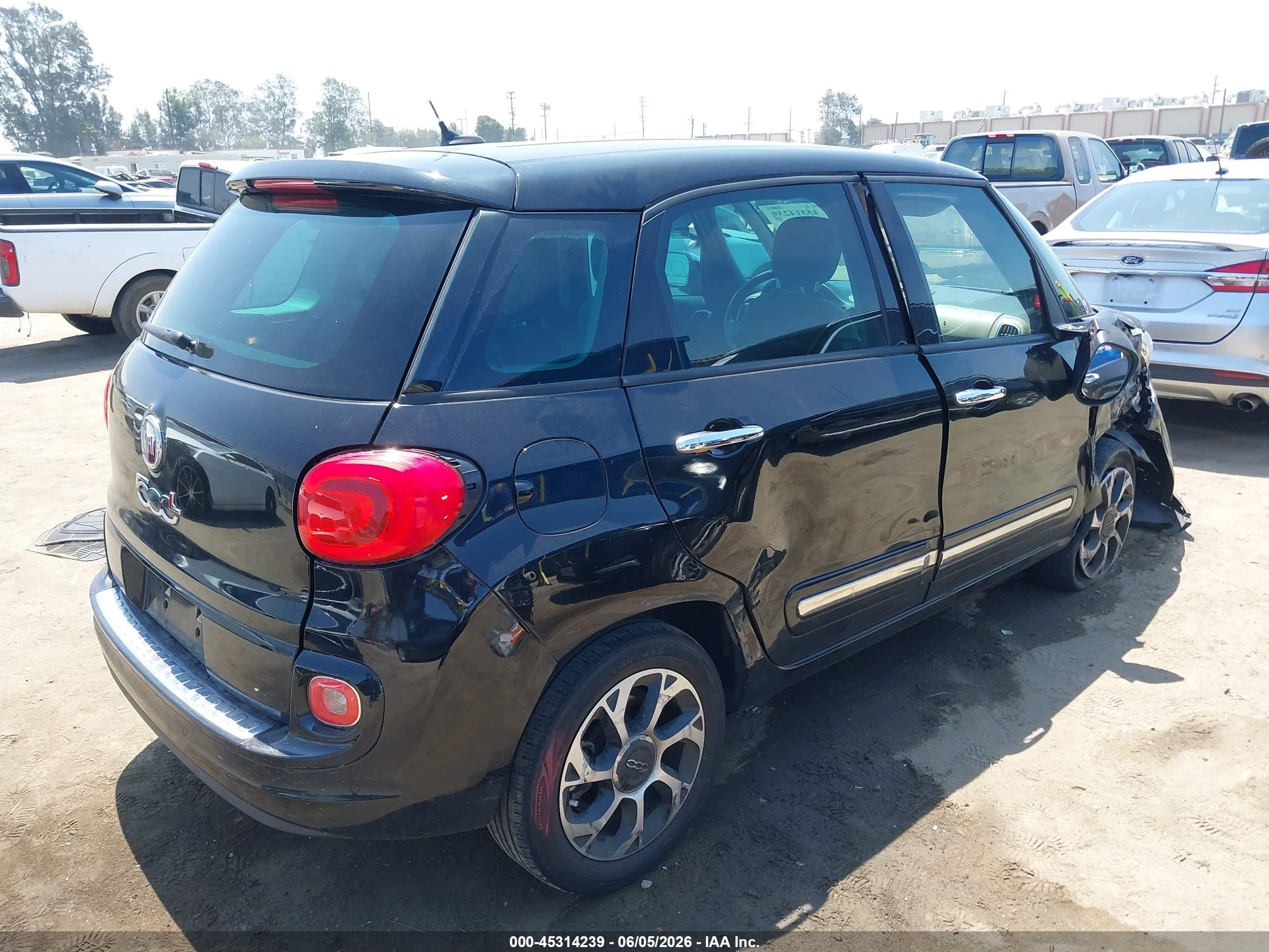 2014 Fiat 500l Lounge Черный vin: ZFBCFACH1EZ004874