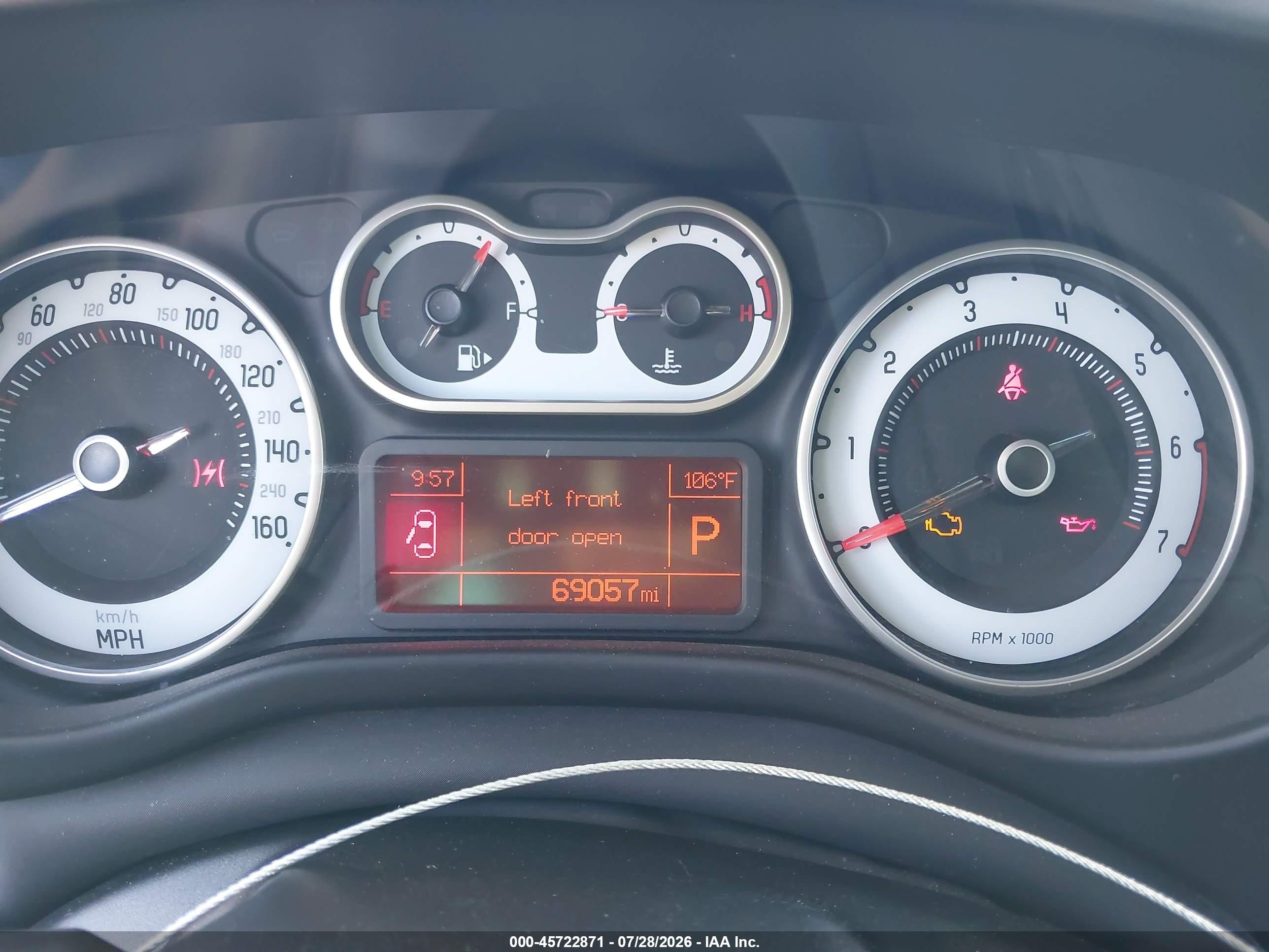 2014 Fiat 500l Lounge Silver vin: ZFBCFACH1EZ006351