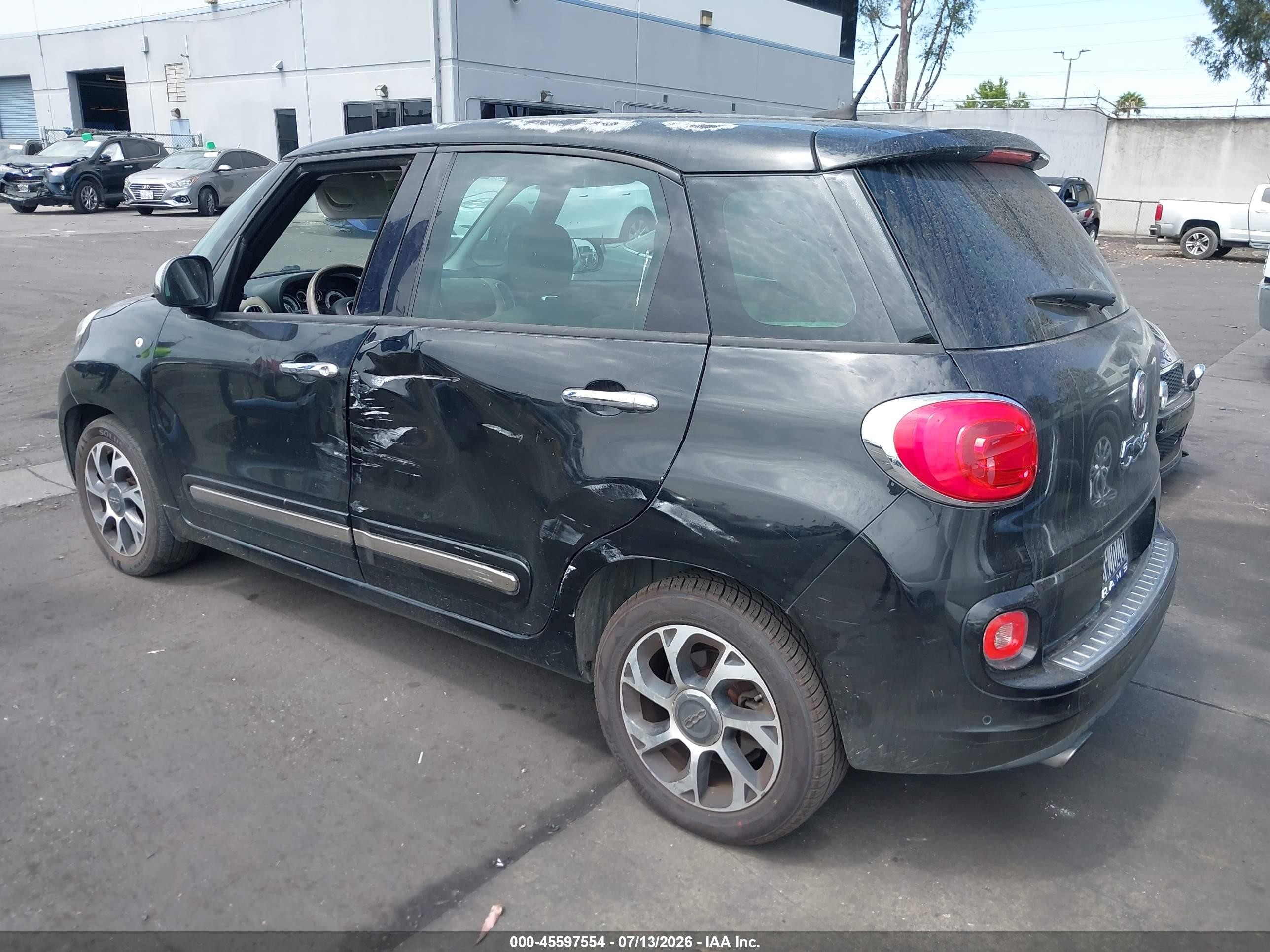 2014 Fiat 500l Lounge Black vin: ZFBCFACH3EZ005153