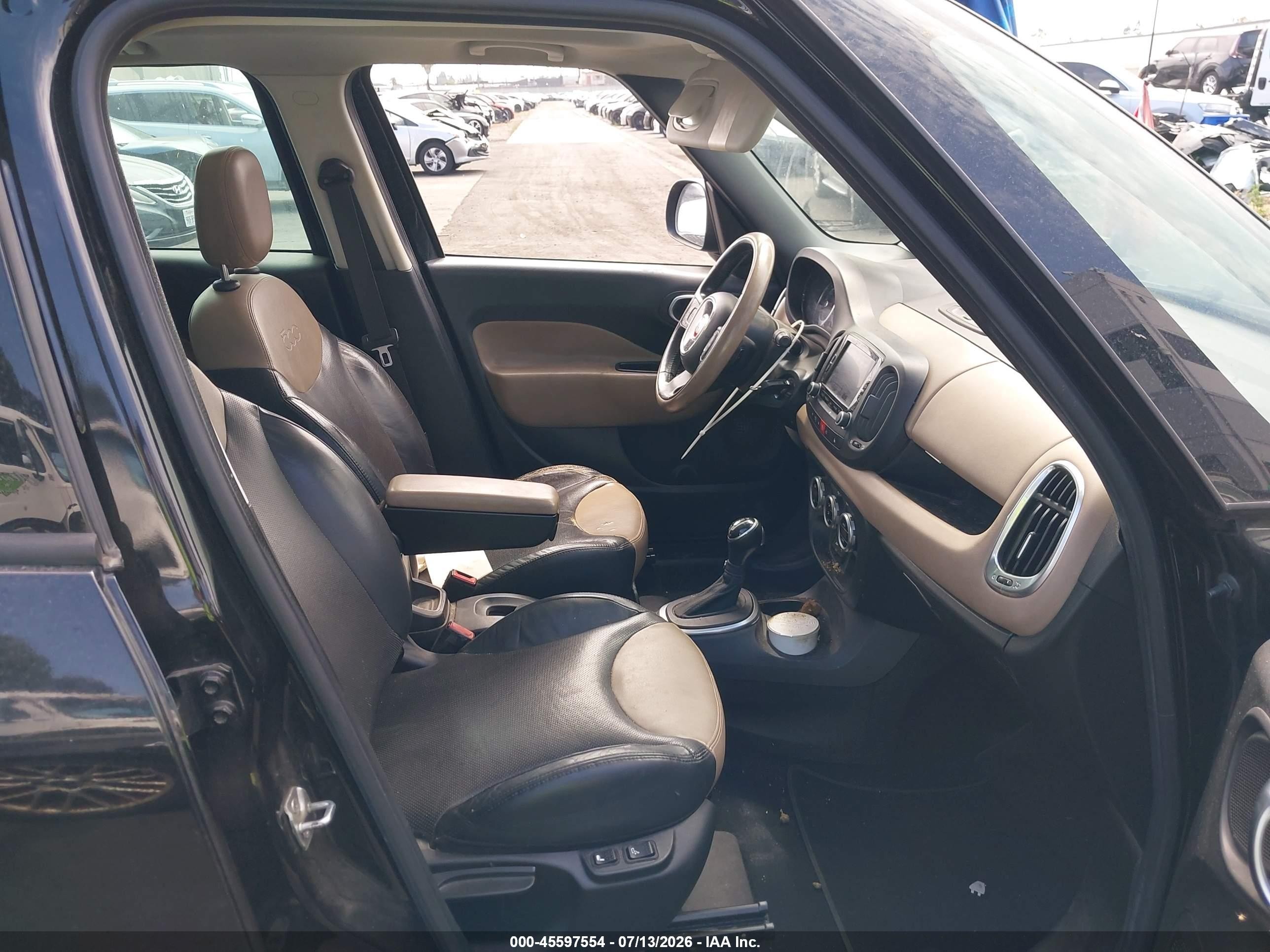 2014 Fiat 500l Lounge Black vin: ZFBCFACH3EZ005153