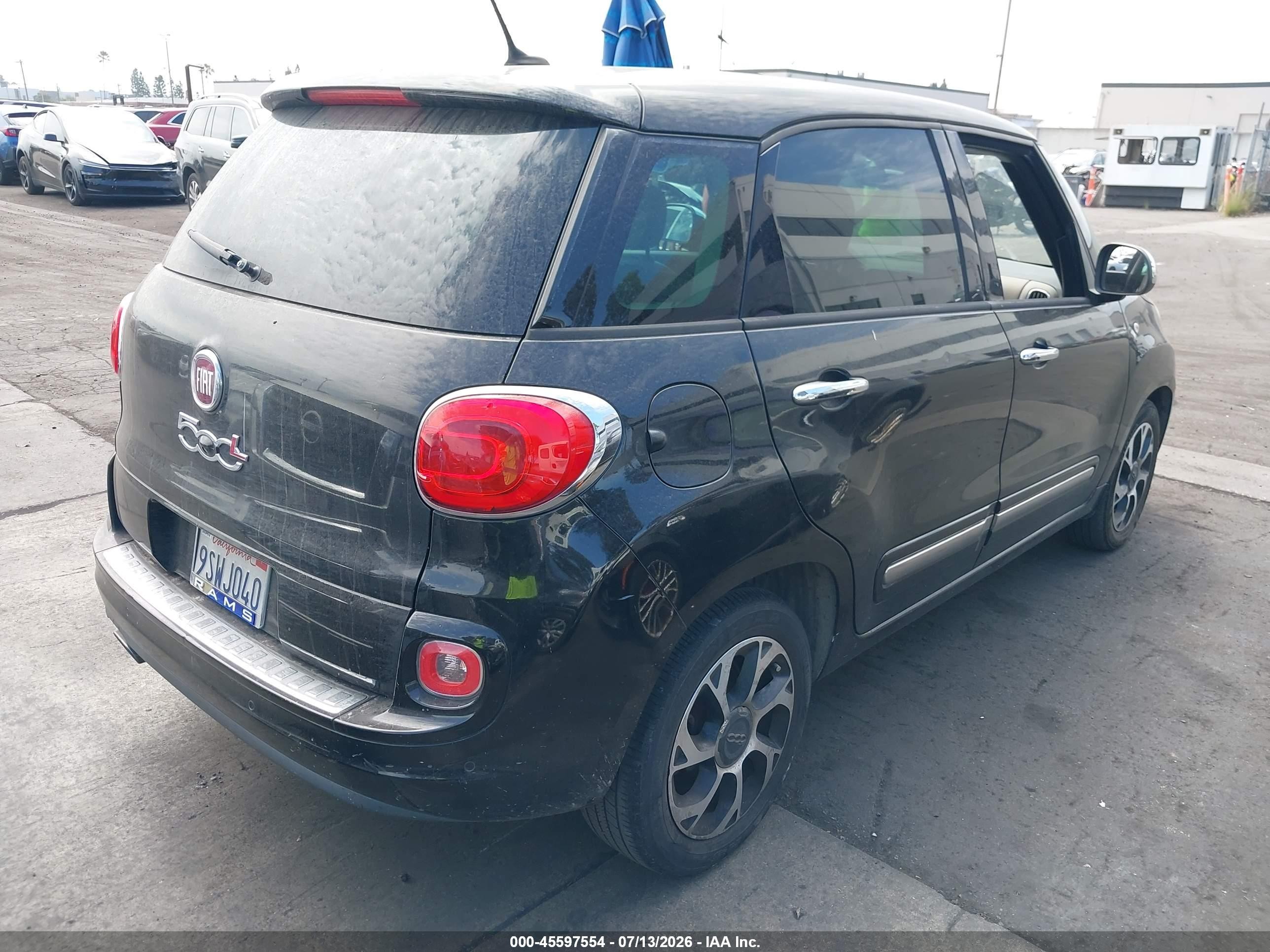 2014 Fiat 500l Lounge Black vin: ZFBCFACH3EZ005153