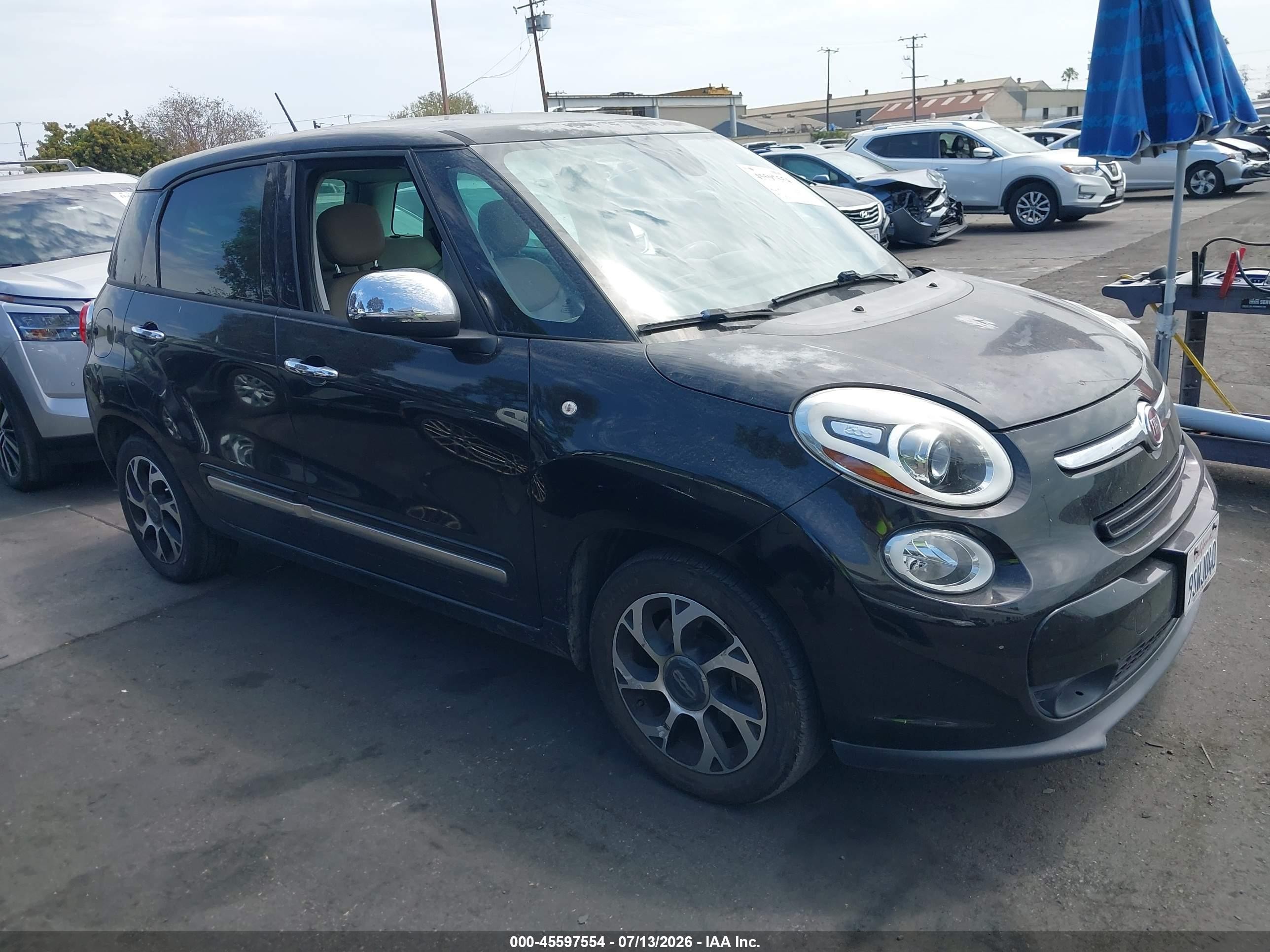 2014 Fiat 500l Lounge Black vin: ZFBCFACH3EZ005153
