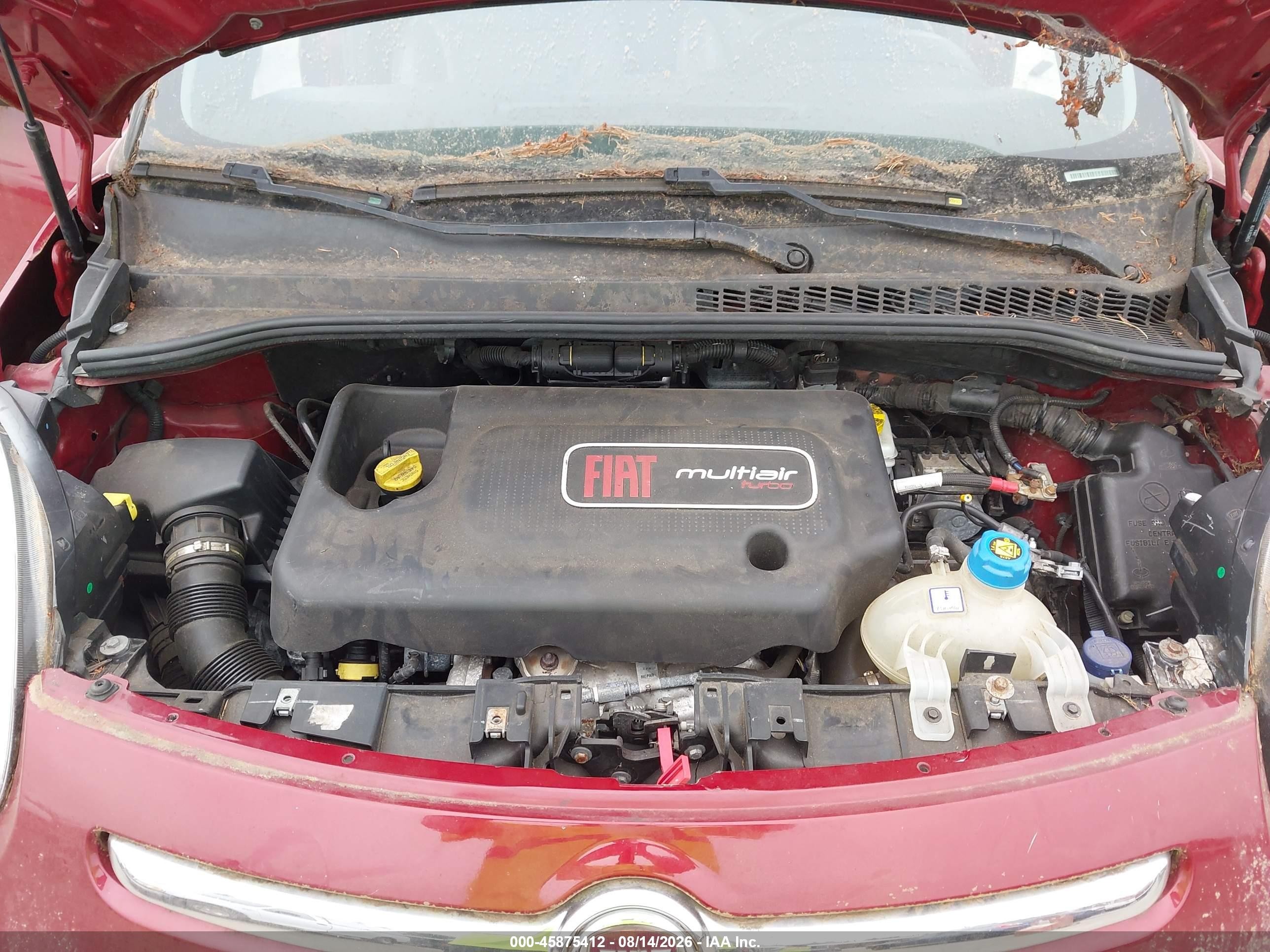 2014 Fiat 500l Lounge Бордовый vin: ZFBCFACH3EZ029792