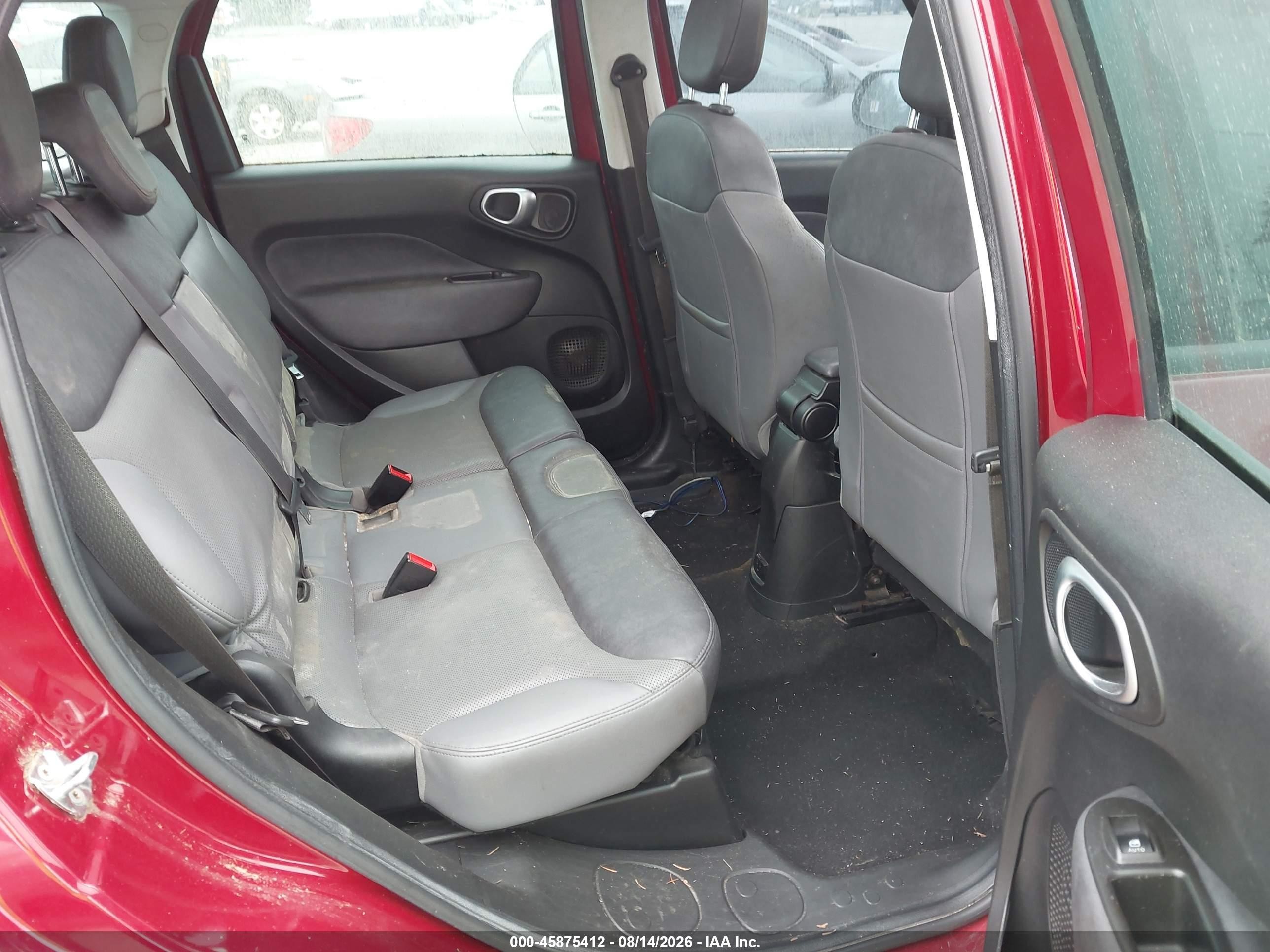 2014 Fiat 500l Lounge Бордовый vin: ZFBCFACH3EZ029792