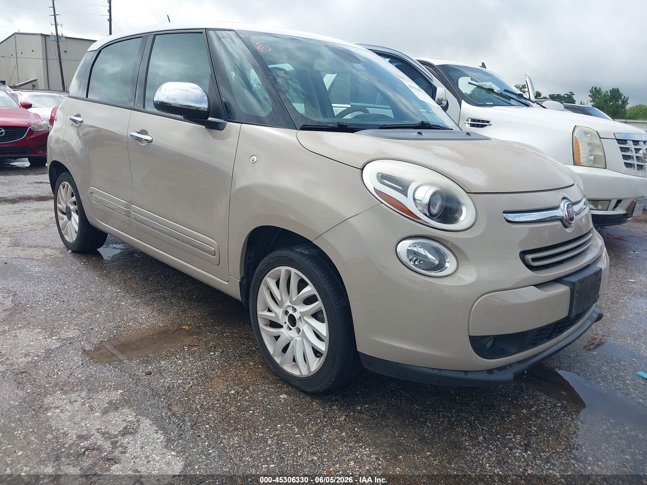 2015 Fiat 500l Lounge Tan vin: ZFBCFACH3FZ033181