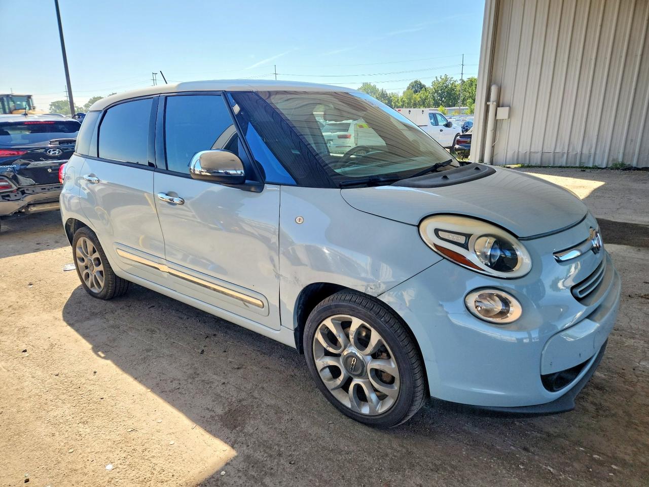 2014 Fiat 500l Lounge Gray vin: ZFBCFACH4EZ007171