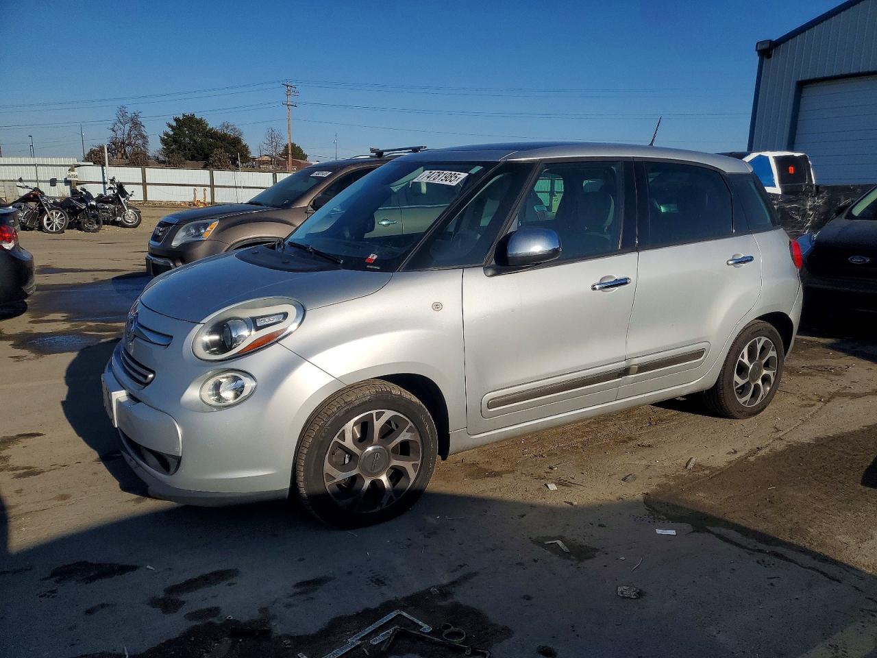 2014 Fiat 500 Silver vin: ZFBCFACH4EZ013407