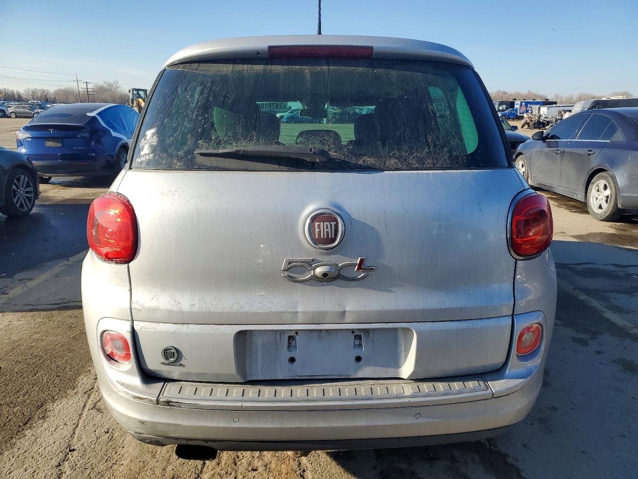 2014 Fiat 500 Silver vin: ZFBCFACH4EZ013407