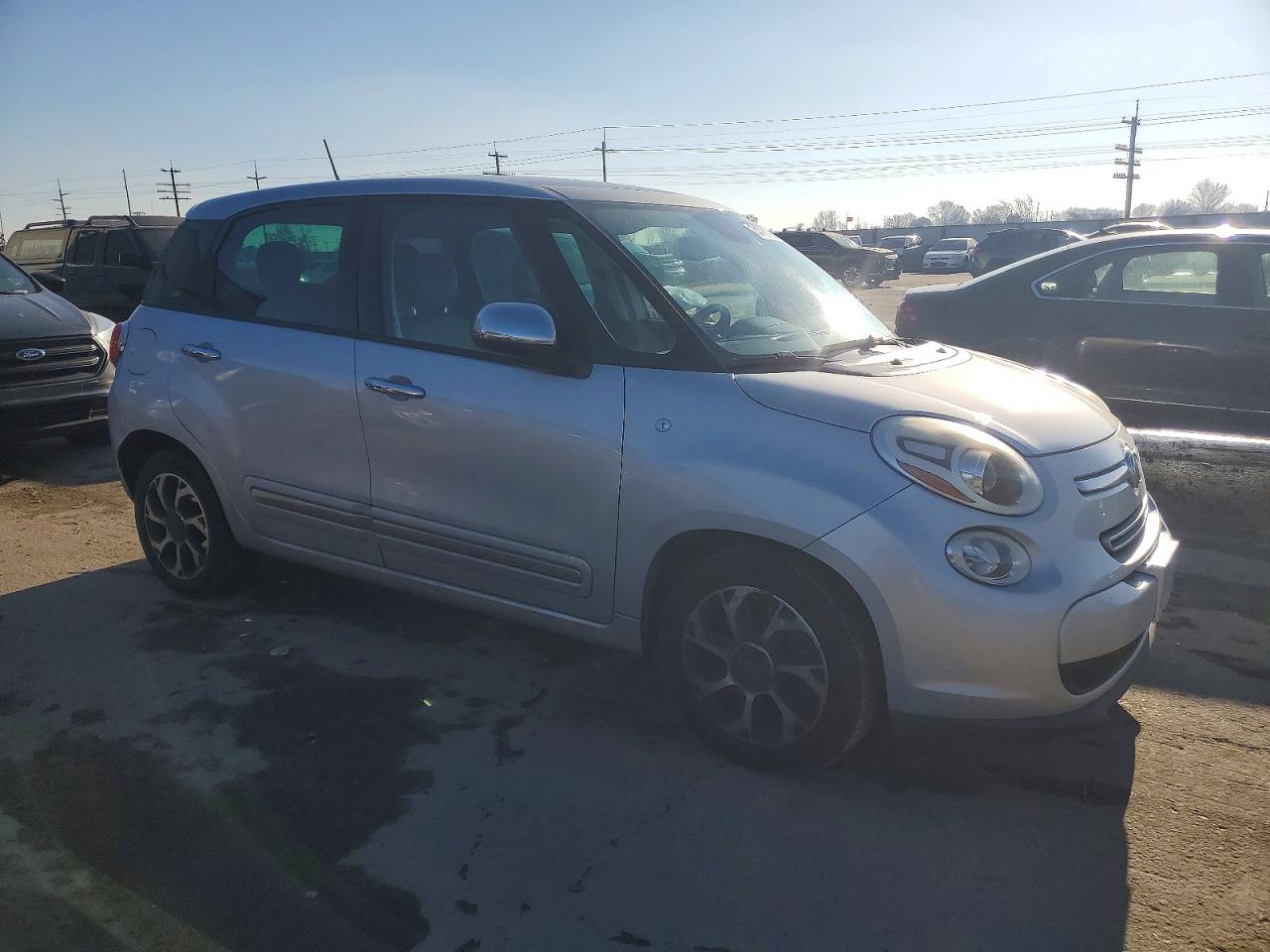 2014 Fiat 500 Silver vin: ZFBCFACH4EZ013407