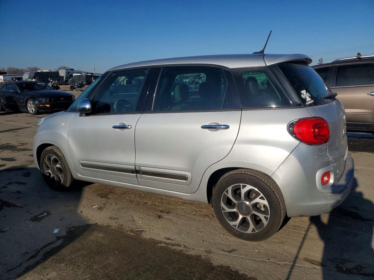 2014 Fiat 500 Silver vin: ZFBCFACH4EZ013407
