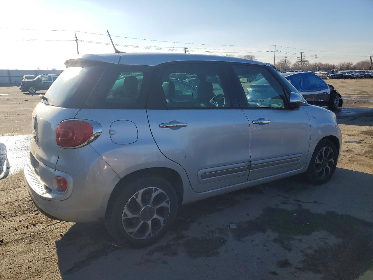 2014 Fiat 500 Silver vin: ZFBCFACH4EZ013407