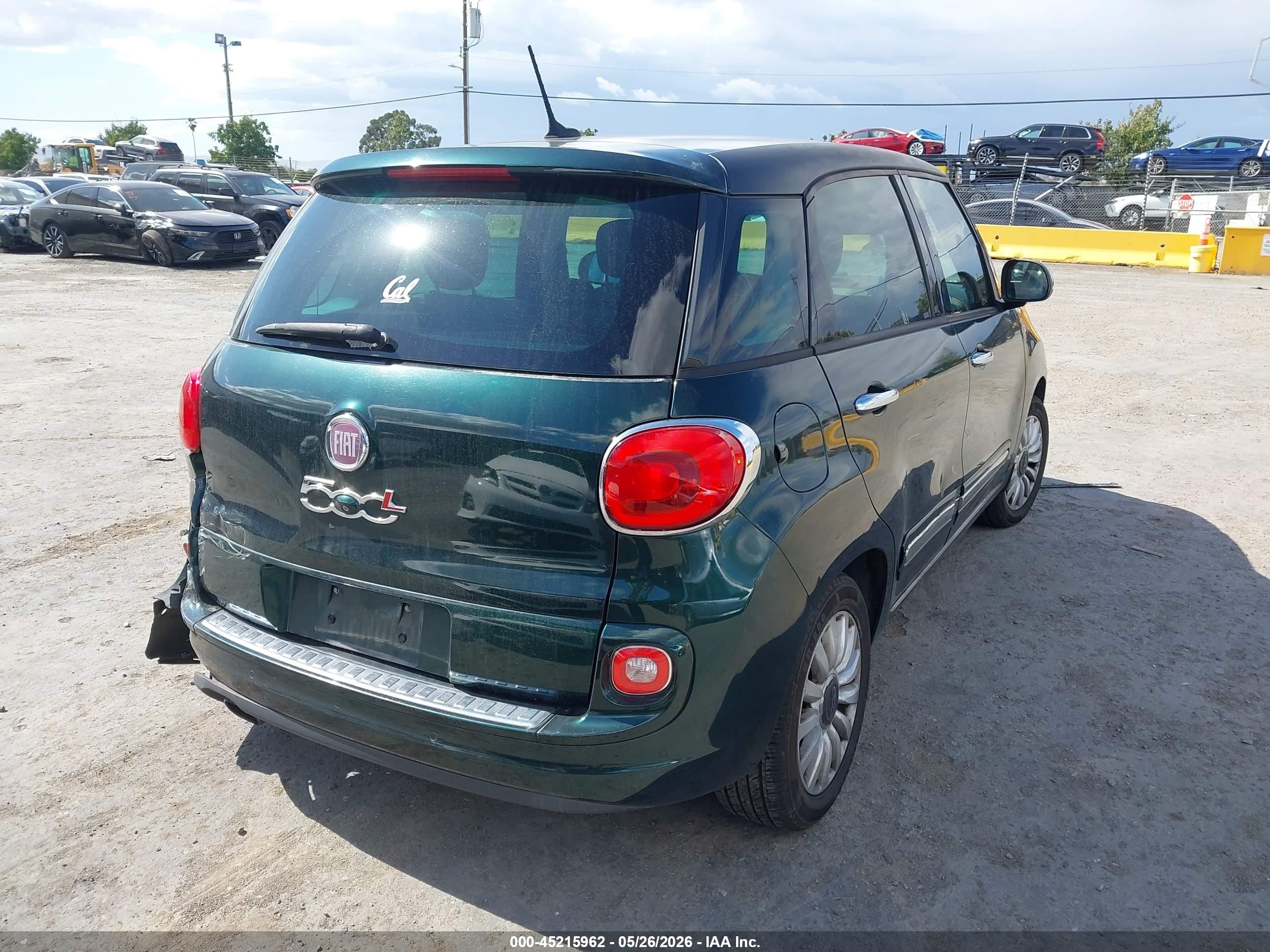 2014 Fiat 500l Lounge Green vin: ZFBCFACH4EZ029977