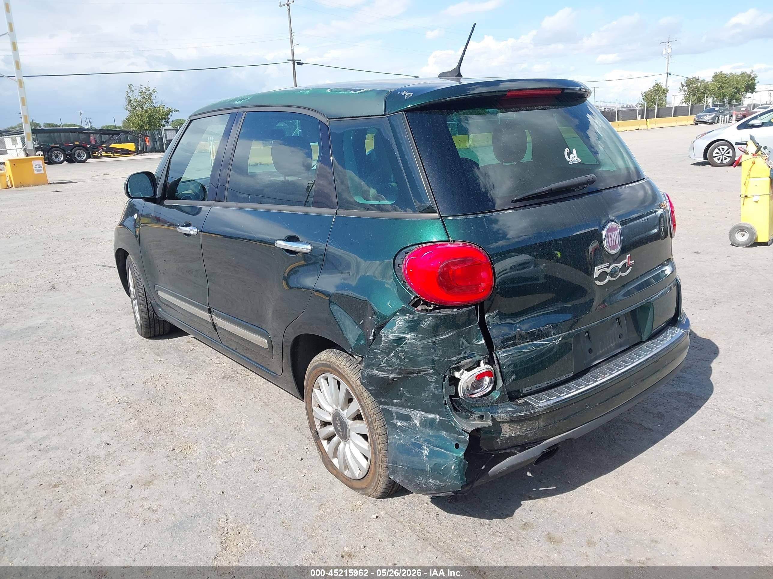 2014 Fiat 500l Lounge Green vin: ZFBCFACH4EZ029977