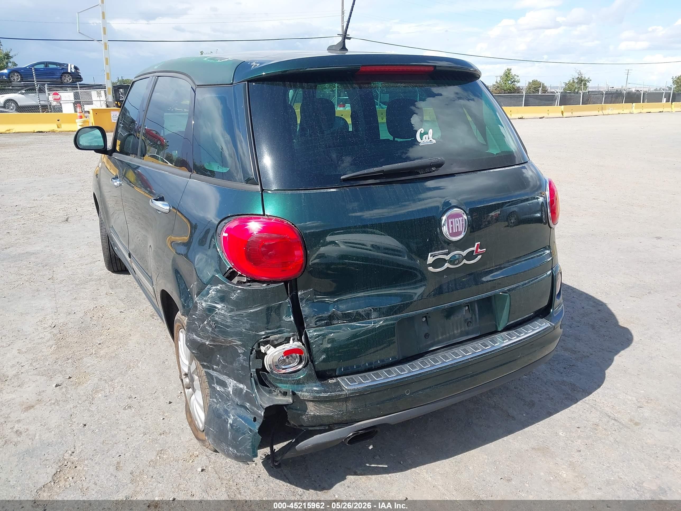 2014 Fiat 500l Lounge Green vin: ZFBCFACH4EZ029977