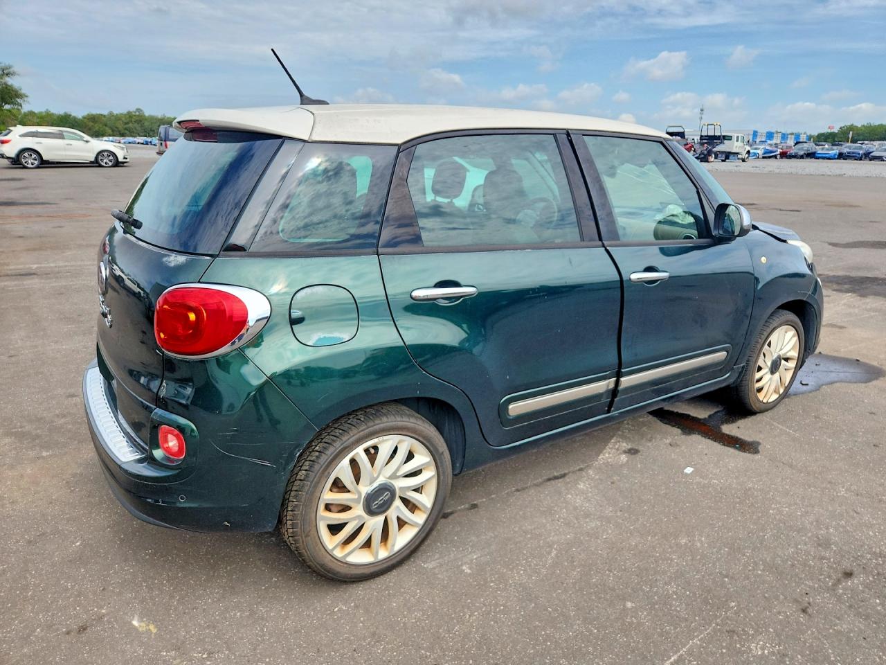 2015 Fiat 500l Lounge Green vin: ZFBCFACH7FZ033961