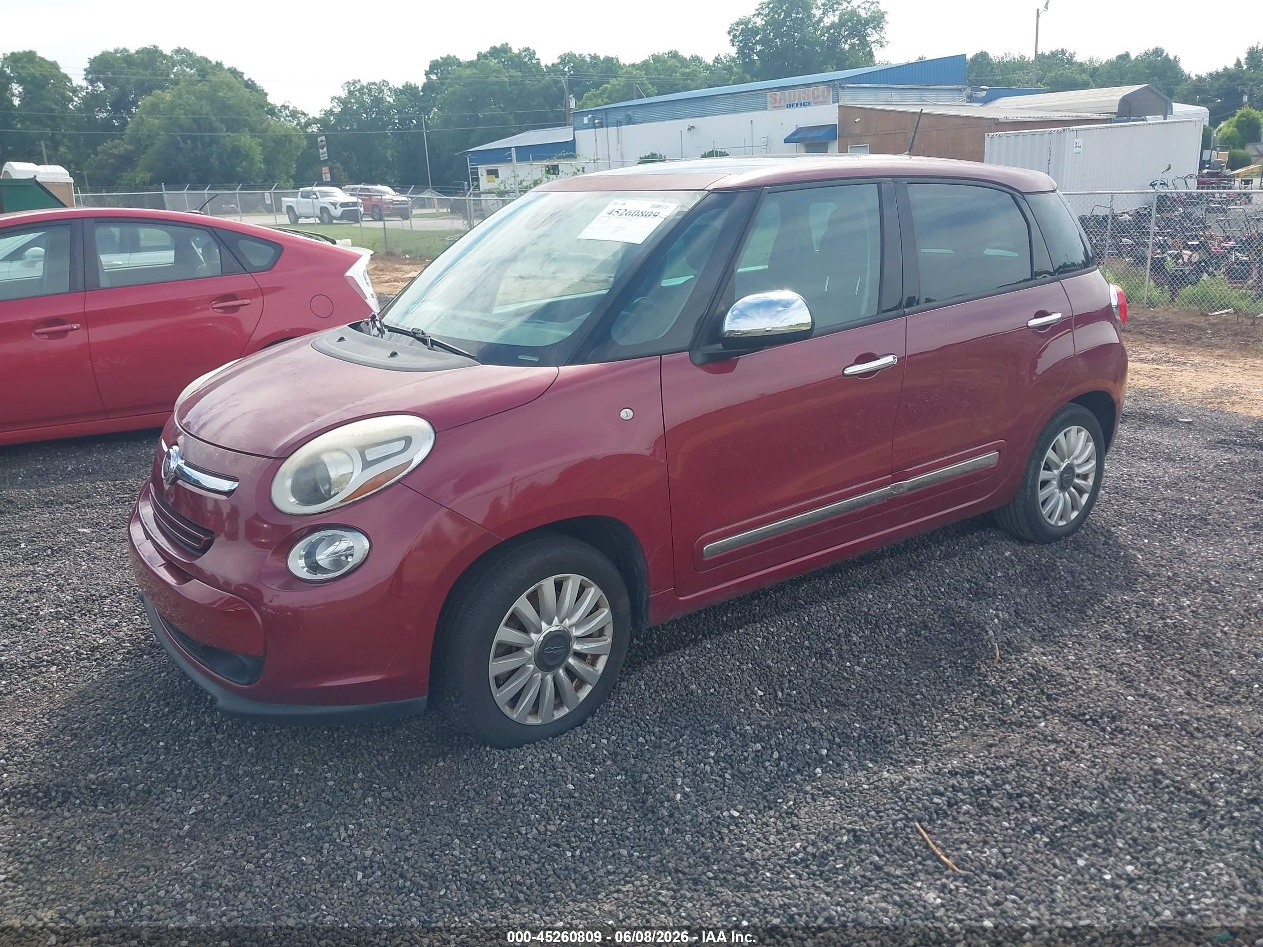 2014 Fiat 500l Lounge Red vin: ZFBCFACH8EZ029934