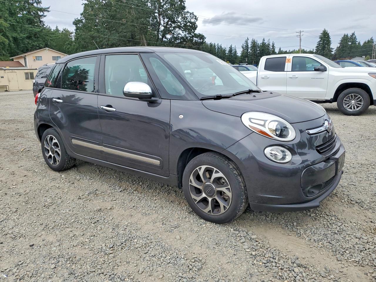 2014 Fiat 500l Lounge Gray vin: ZFBCFACH9EZ004718