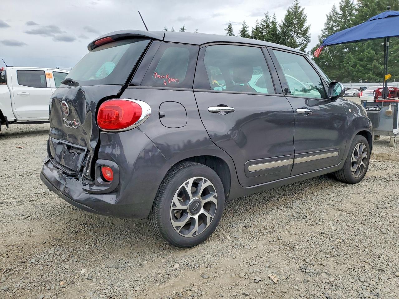 2014 Fiat 500l Lounge Gray vin: ZFBCFACH9EZ004718