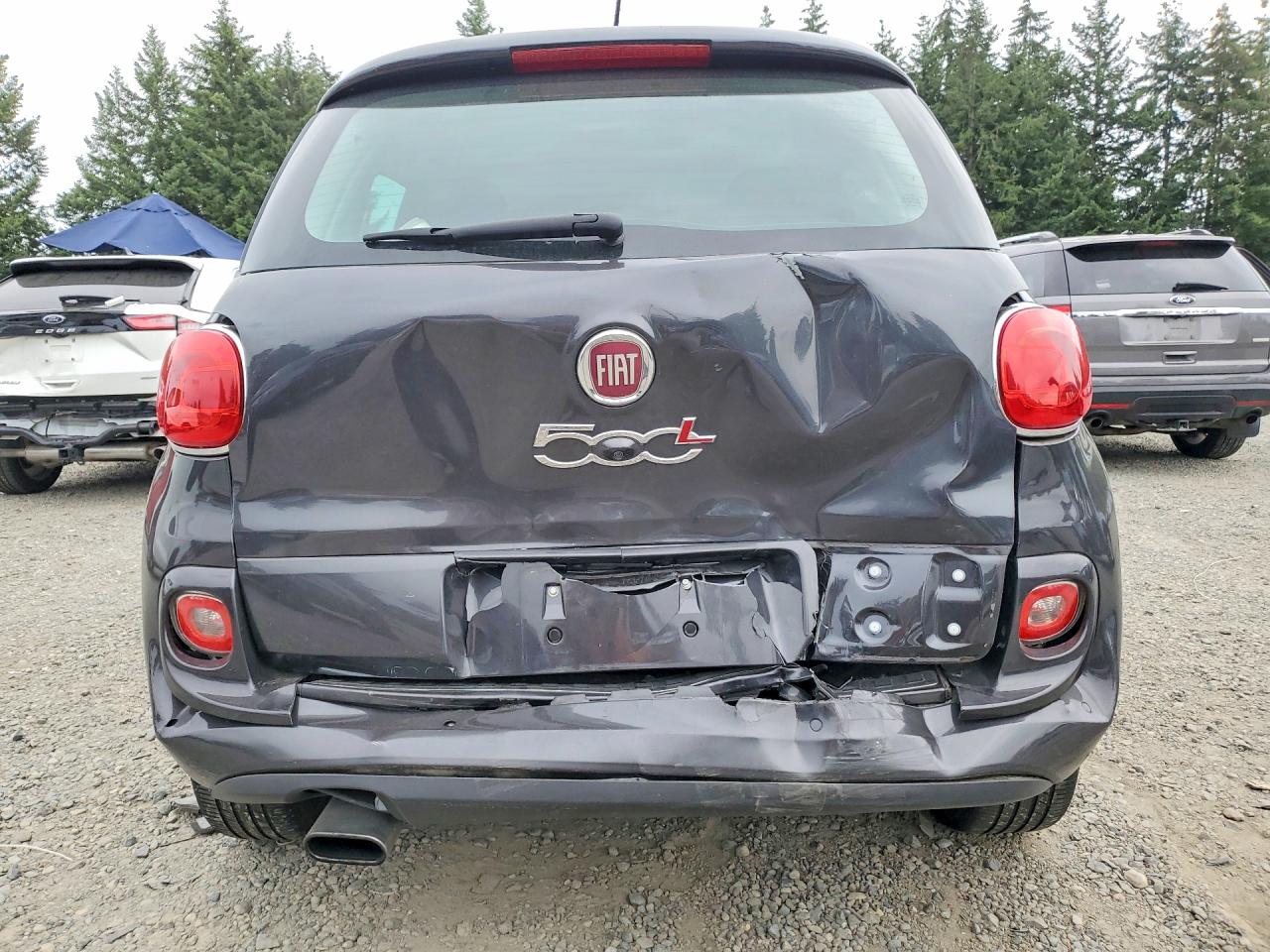 2014 Fiat 500l Lounge Gray vin: ZFBCFACH9EZ004718