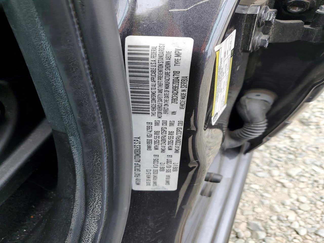 2014 Fiat 500l Lounge Gray vin: ZFBCFACH9EZ004718