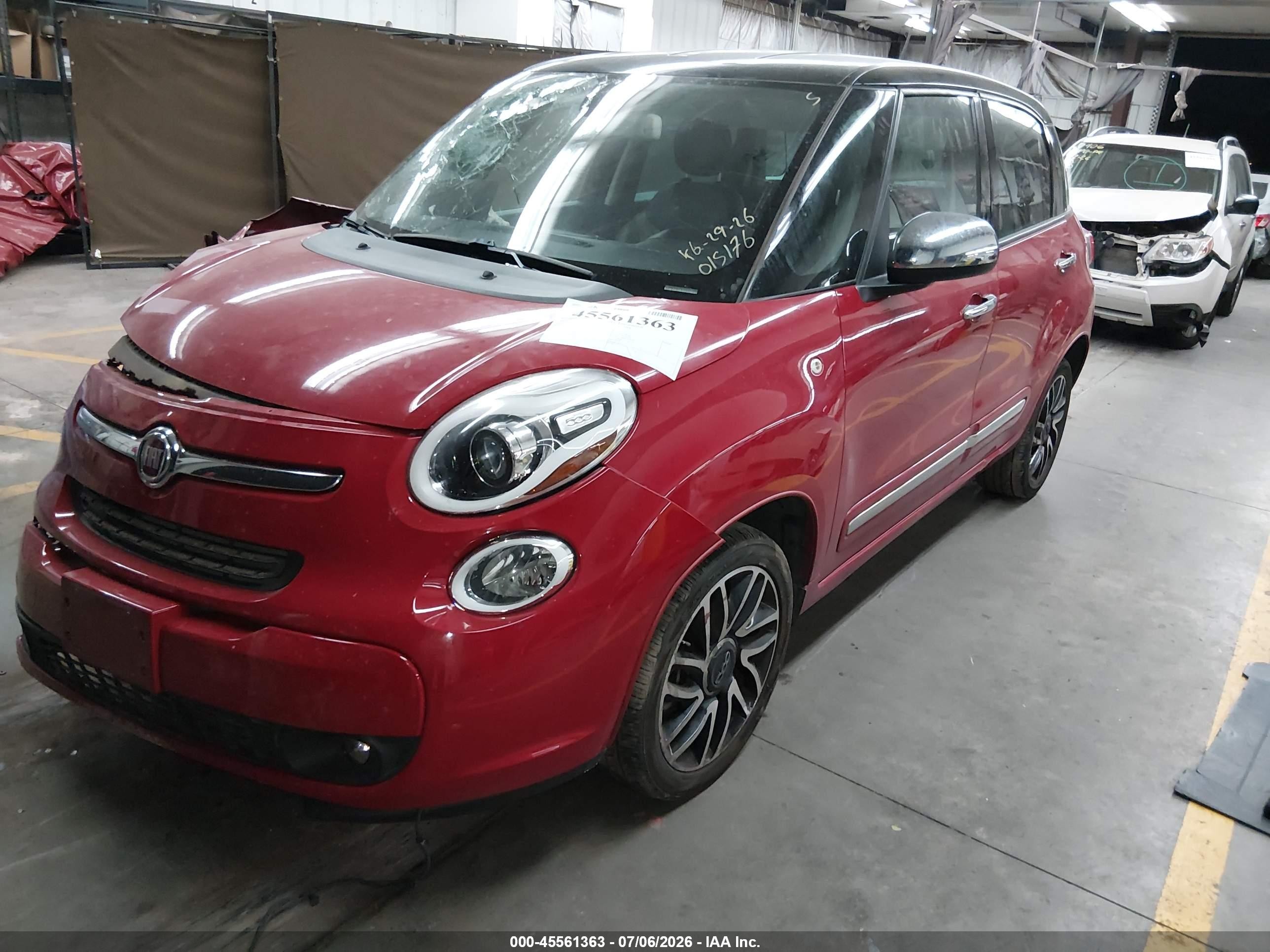 2014 Fiat 500l Lounge Красный vin: ZFBCFACHXEZ015176