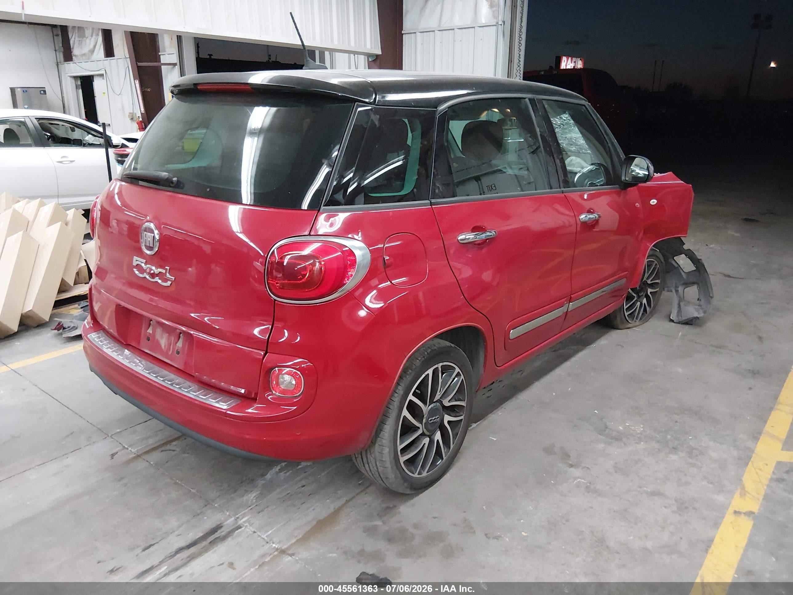 2014 Fiat 500l Lounge Красный vin: ZFBCFACHXEZ015176