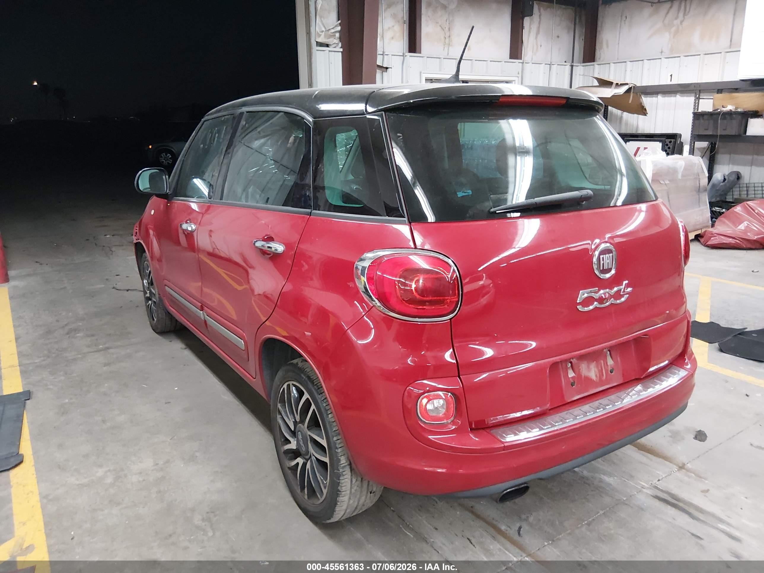 2014 Fiat 500l Lounge Красный vin: ZFBCFACHXEZ015176