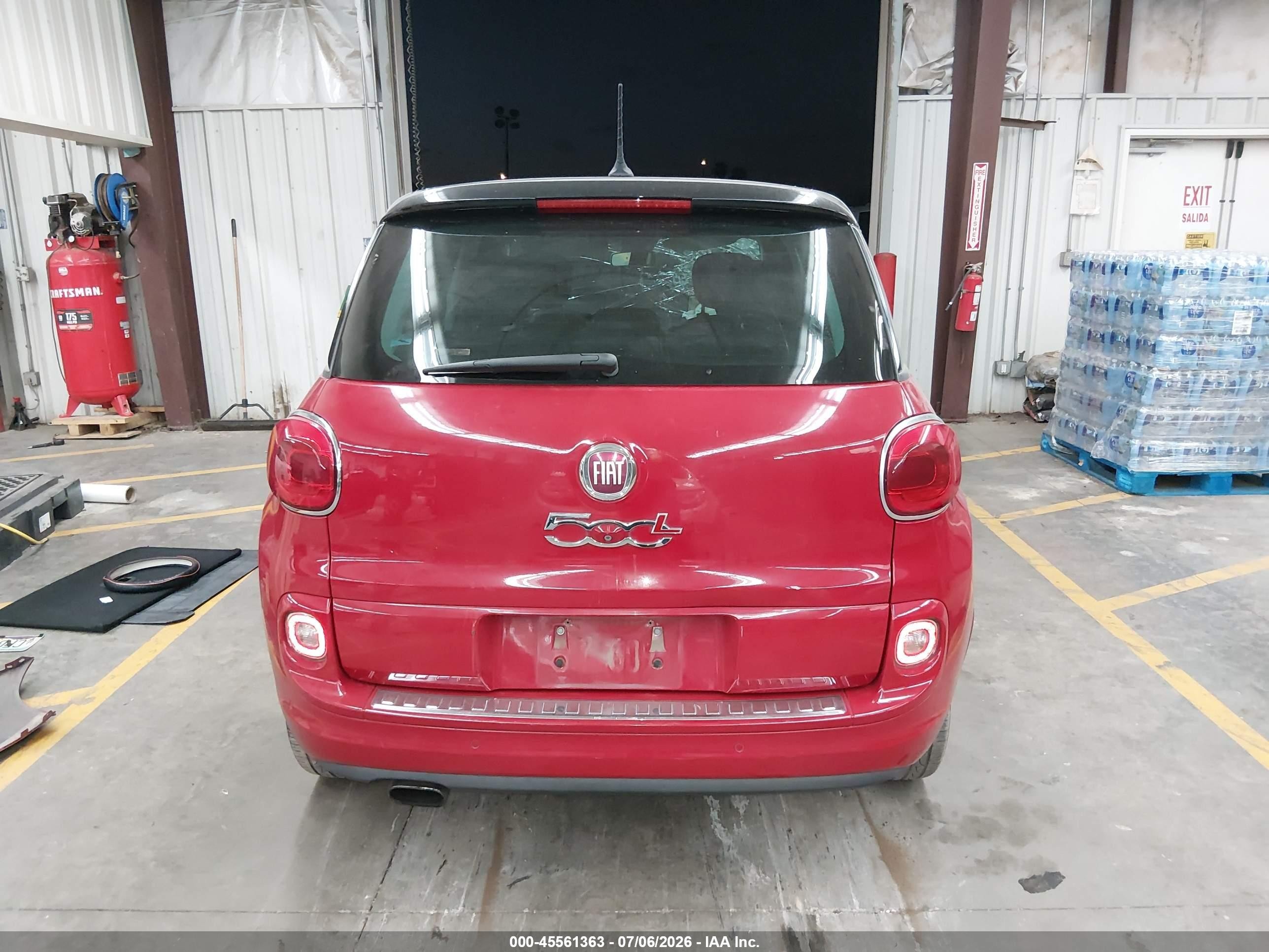 2014 Fiat 500l Lounge Красный vin: ZFBCFACHXEZ015176