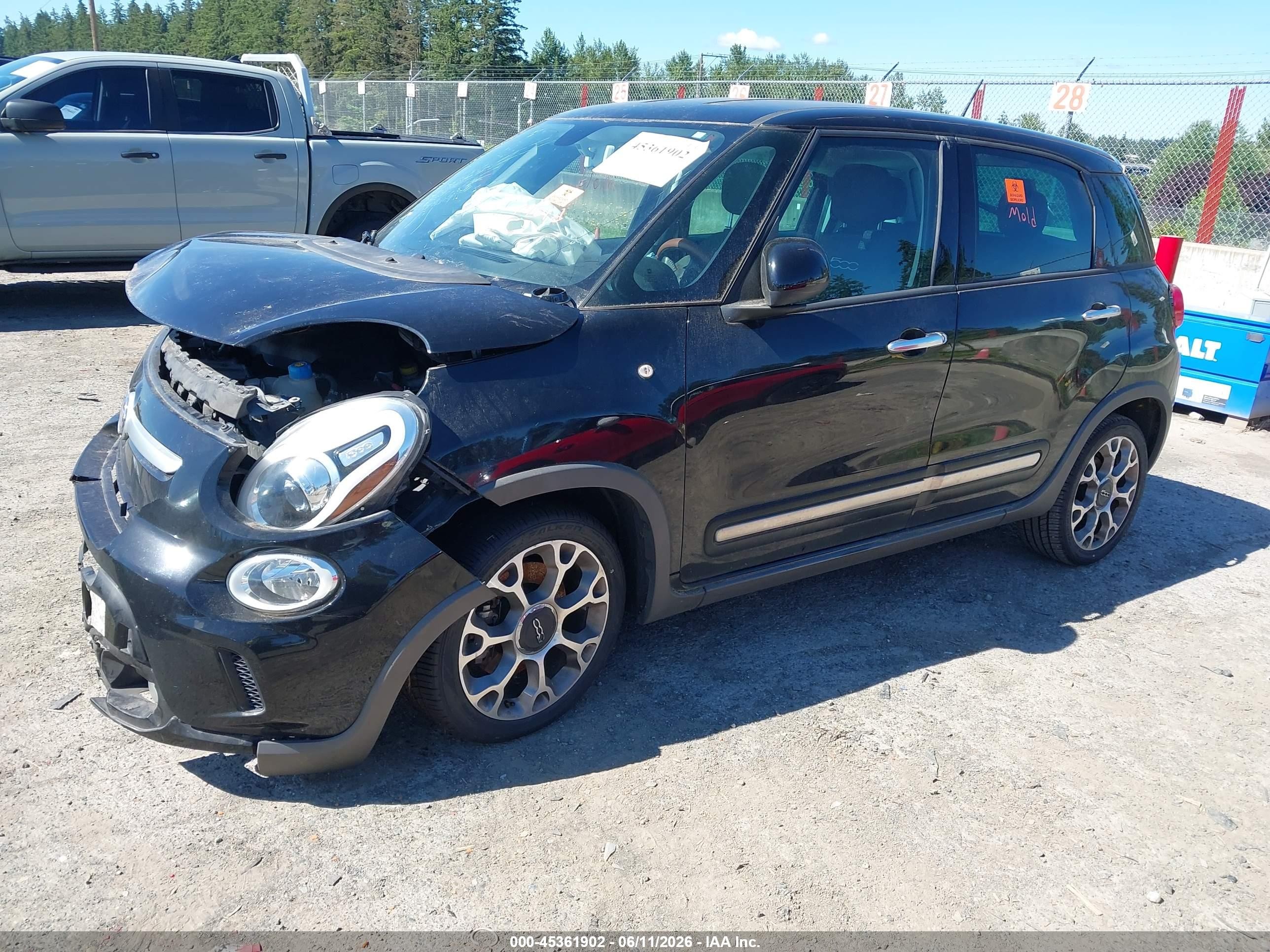 2014 Fiat 500l Trekking Black vin: ZFBCFADH0EZ010745