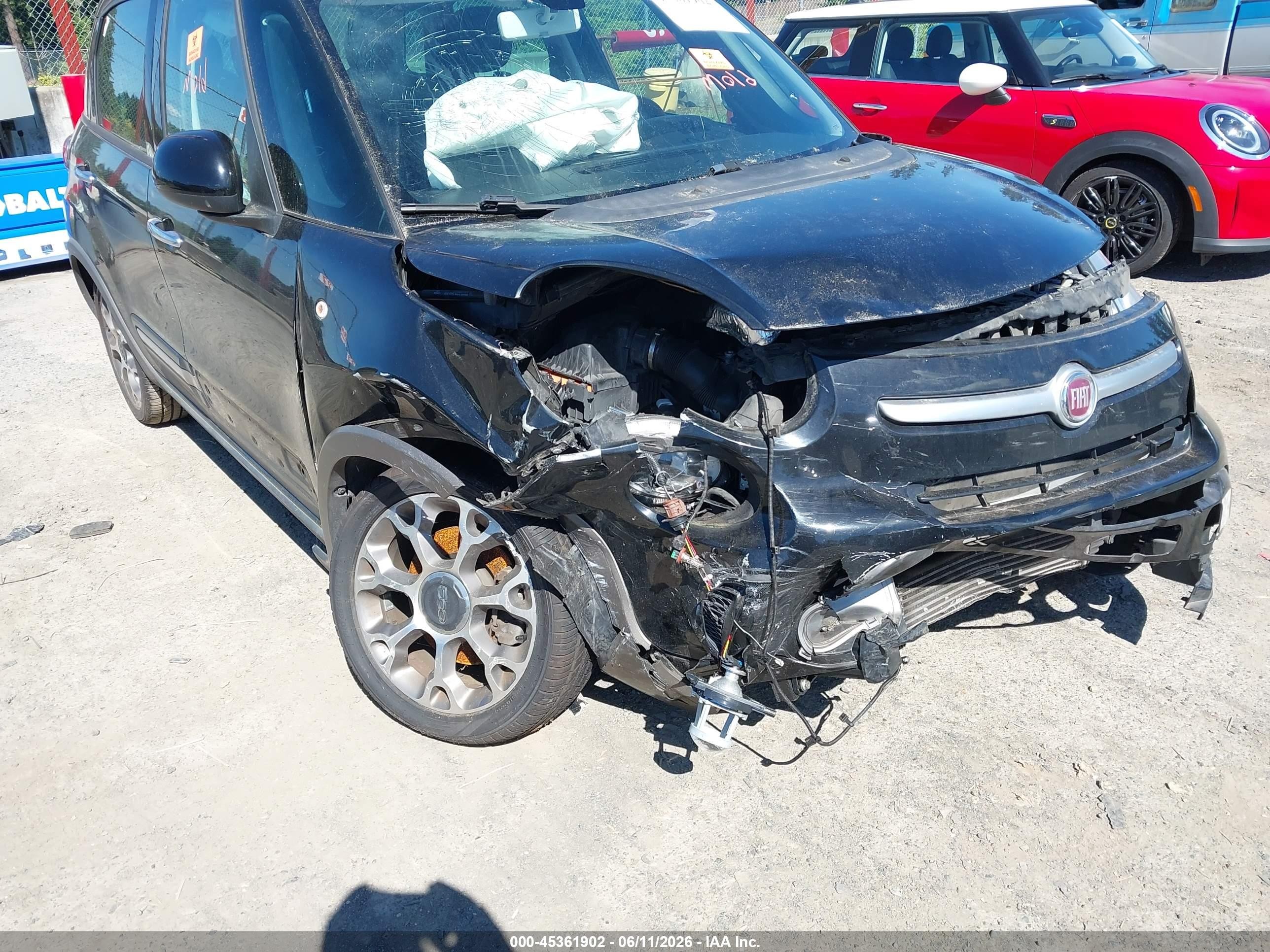 2014 Fiat 500l Trekking Black vin: ZFBCFADH0EZ010745