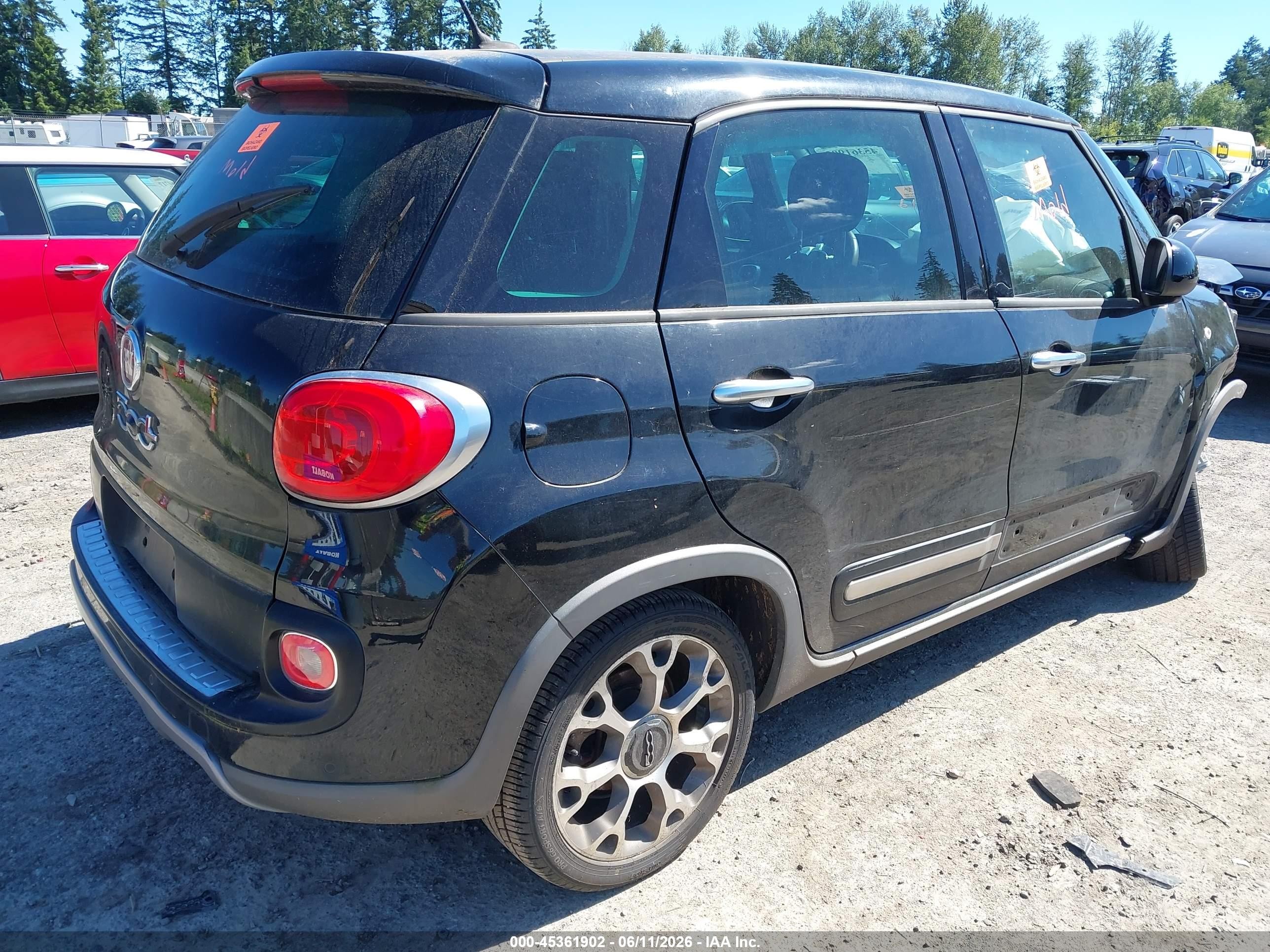 2014 Fiat 500l Trekking Black vin: ZFBCFADH0EZ010745