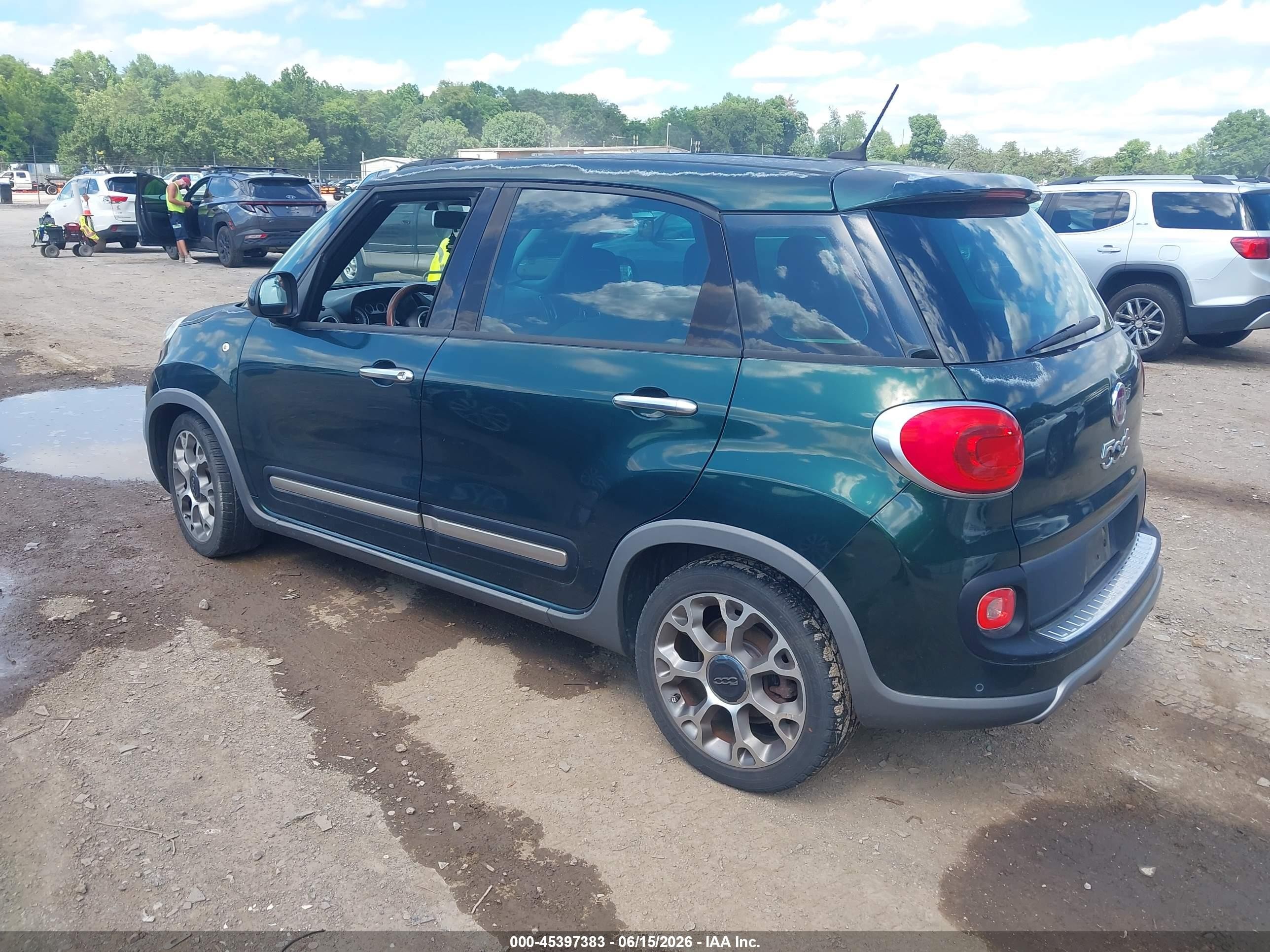 2014 Fiat 500l Trekking Green vin: ZFBCFADH1EZ011984
