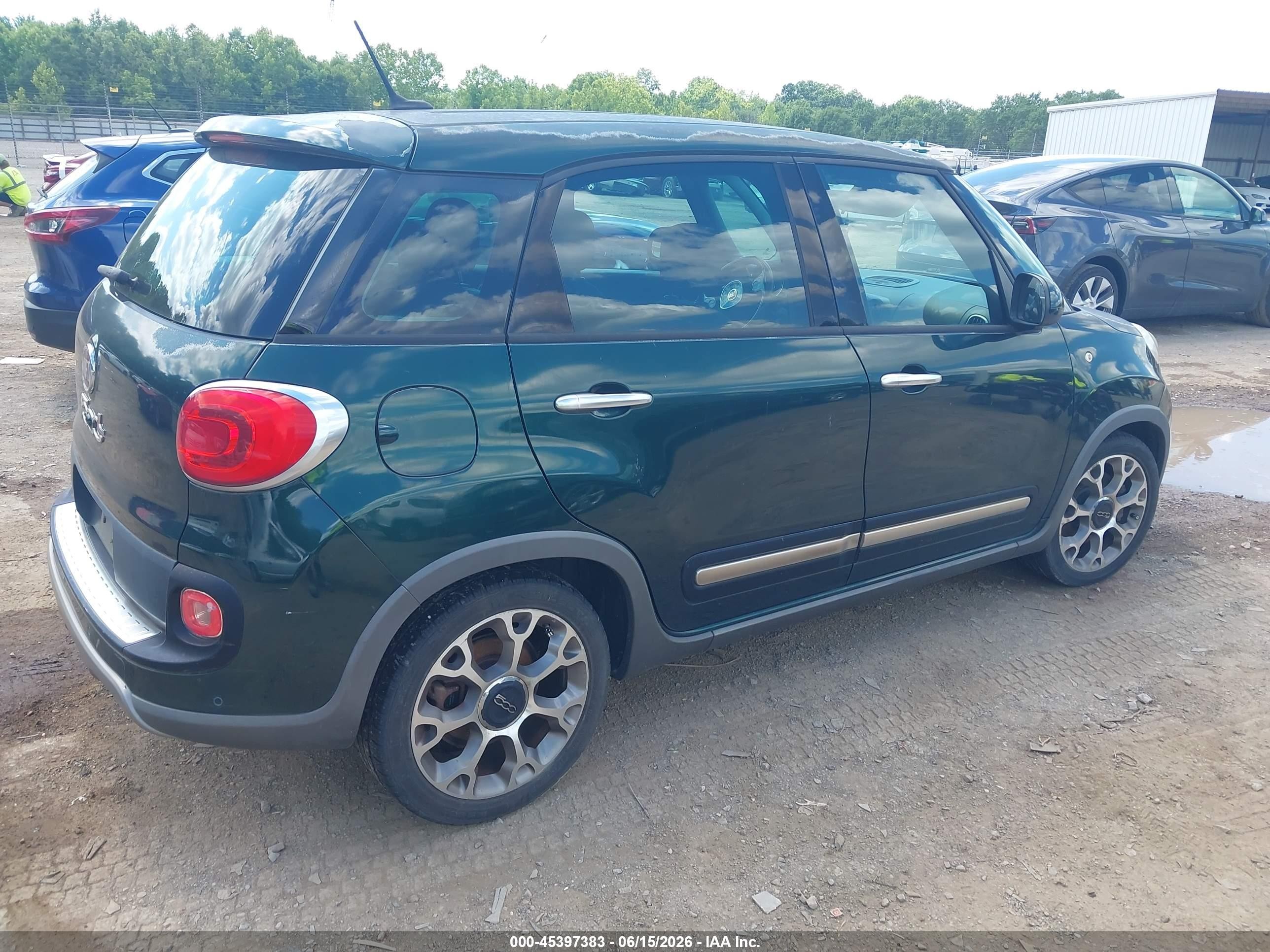 2014 Fiat 500l Trekking Green vin: ZFBCFADH1EZ011984