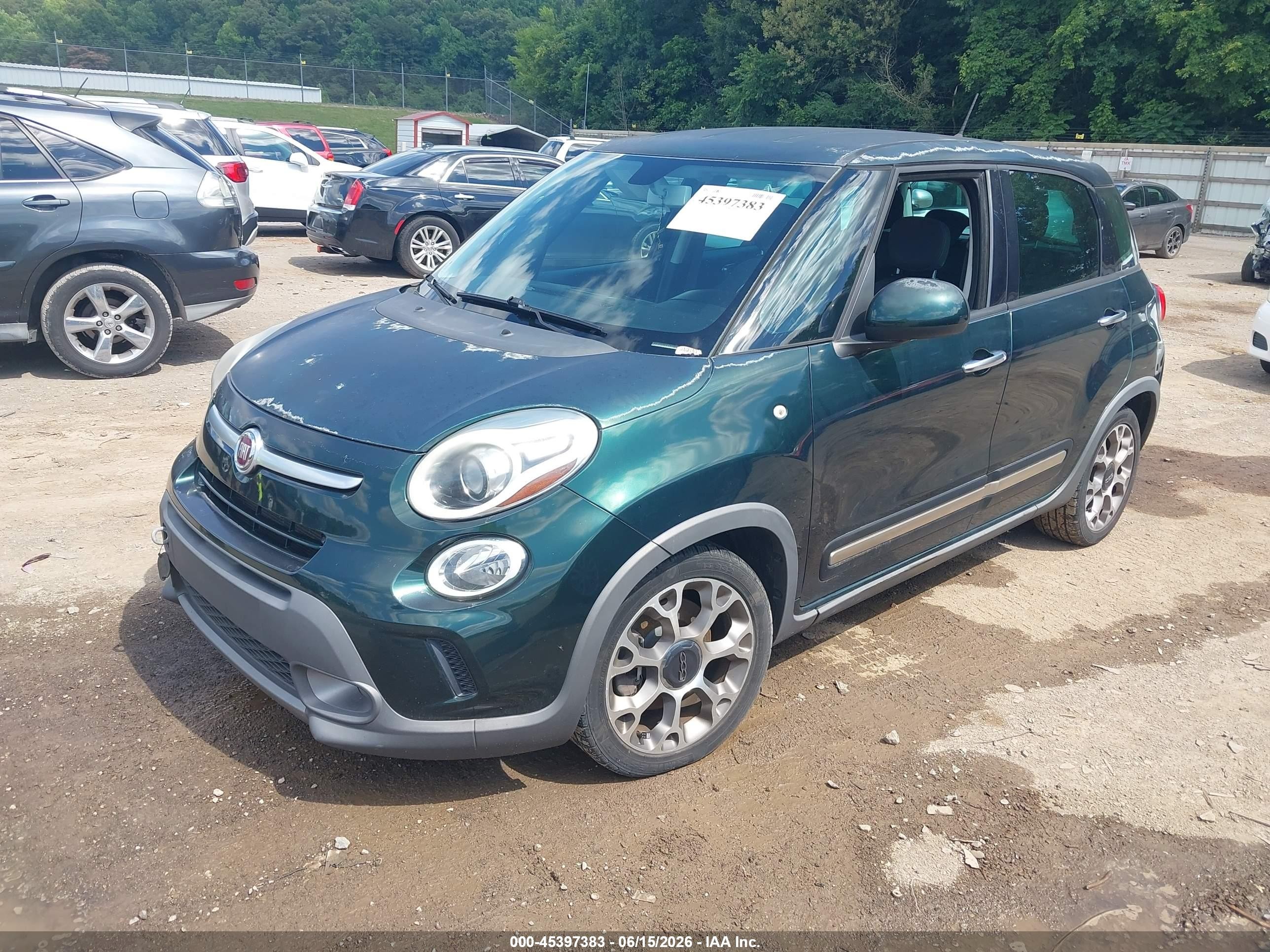 2014 Fiat 500l Trekking Green vin: ZFBCFADH1EZ011984