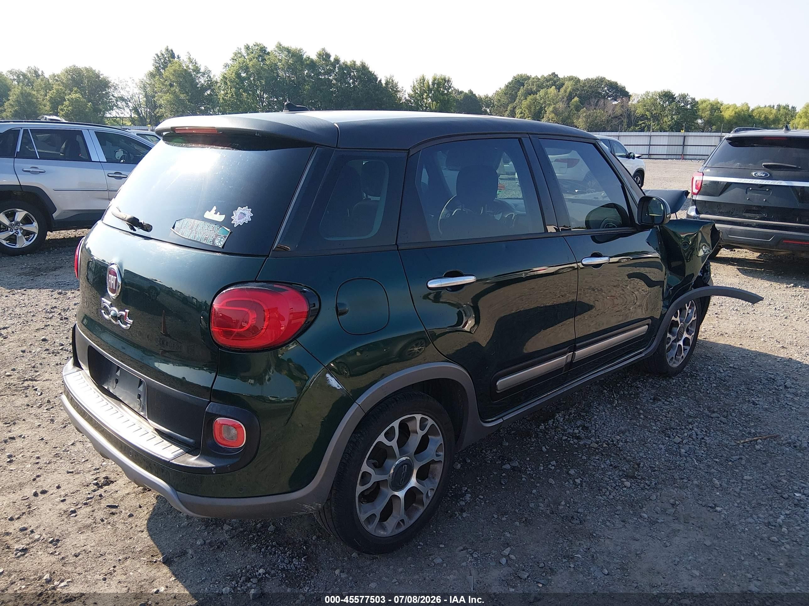2014 Fiat 500l Trekking Green vin: ZFBCFADH1EZ014013