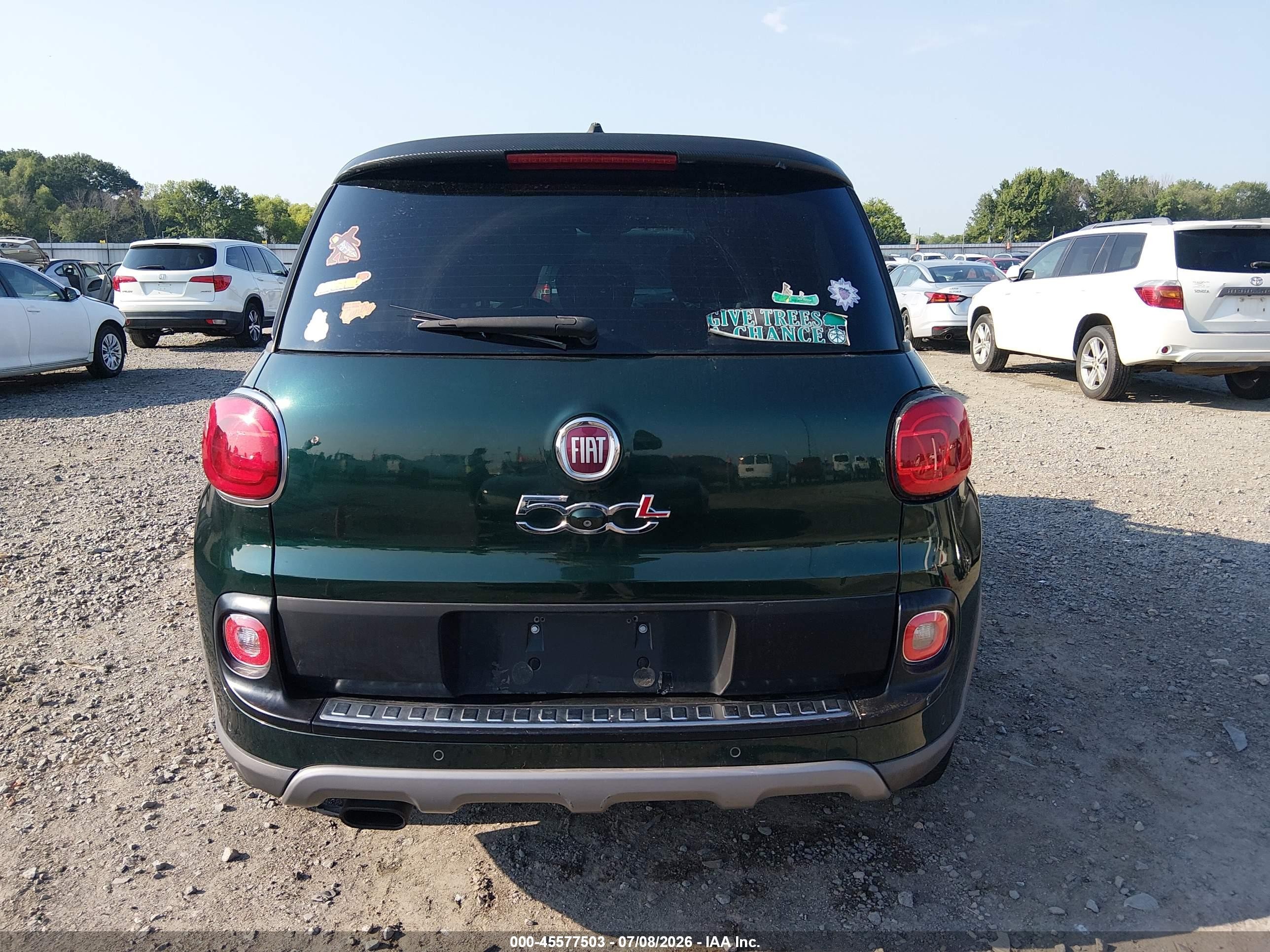 2014 Fiat 500l Trekking Green vin: ZFBCFADH1EZ014013