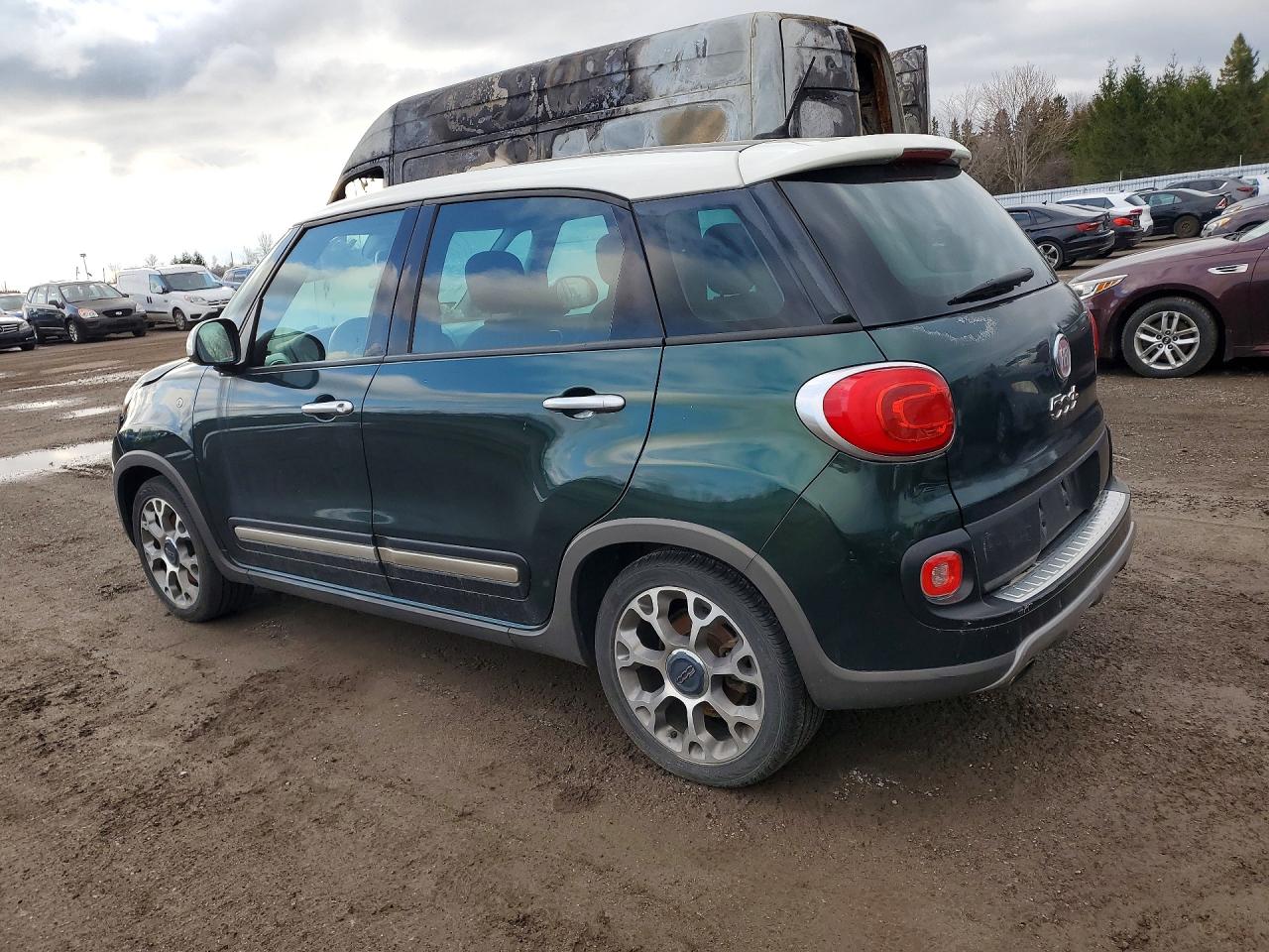 2014 Fiat 500l Green vin: ZFBCFADH2EZ025537