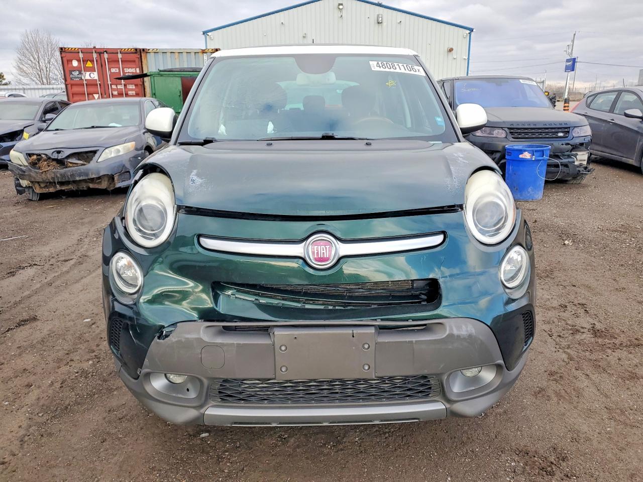 2014 Fiat 500l Green vin: ZFBCFADH2EZ025537