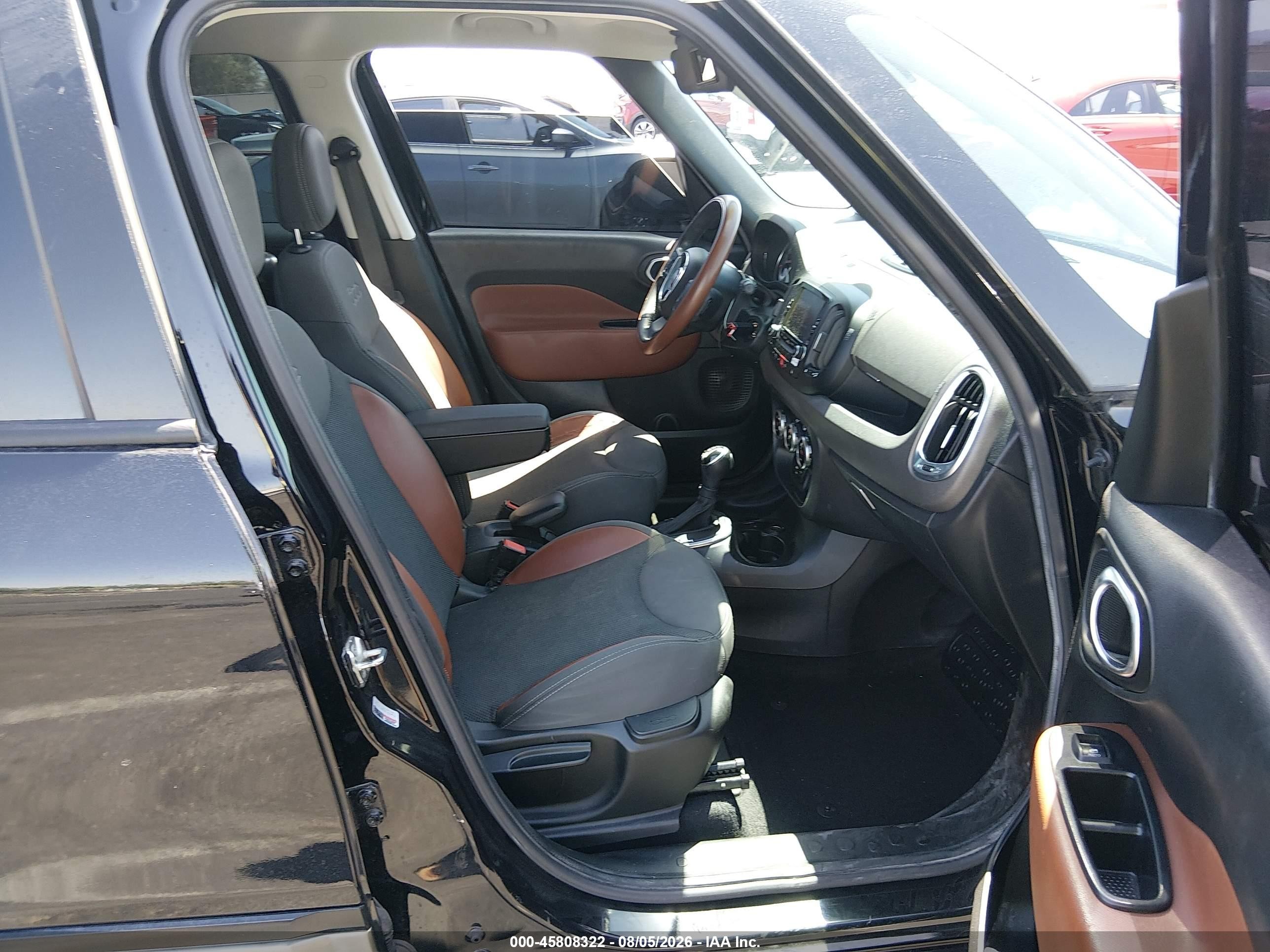 2014 Fiat 500l Trekking Black vin: ZFBCFADH3EZ018838