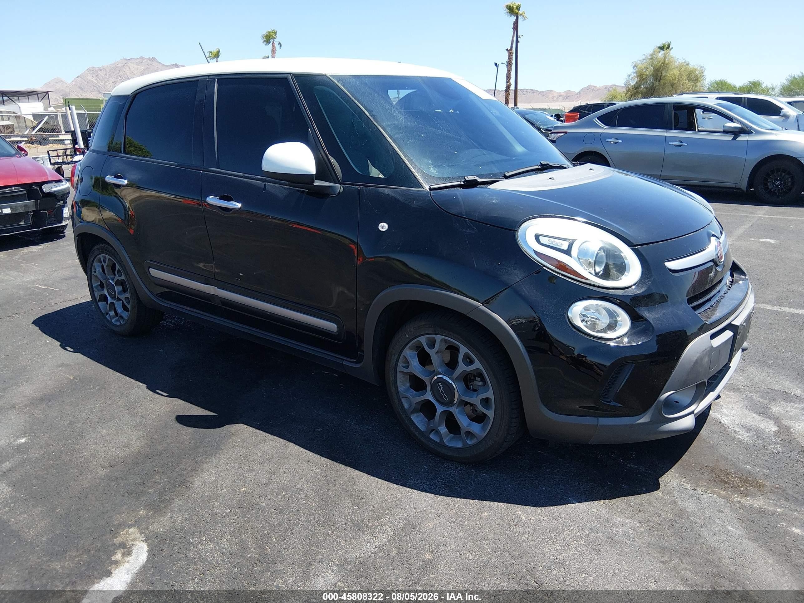 2014 Fiat 500l Trekking Черный vin: ZFBCFADH3EZ018838