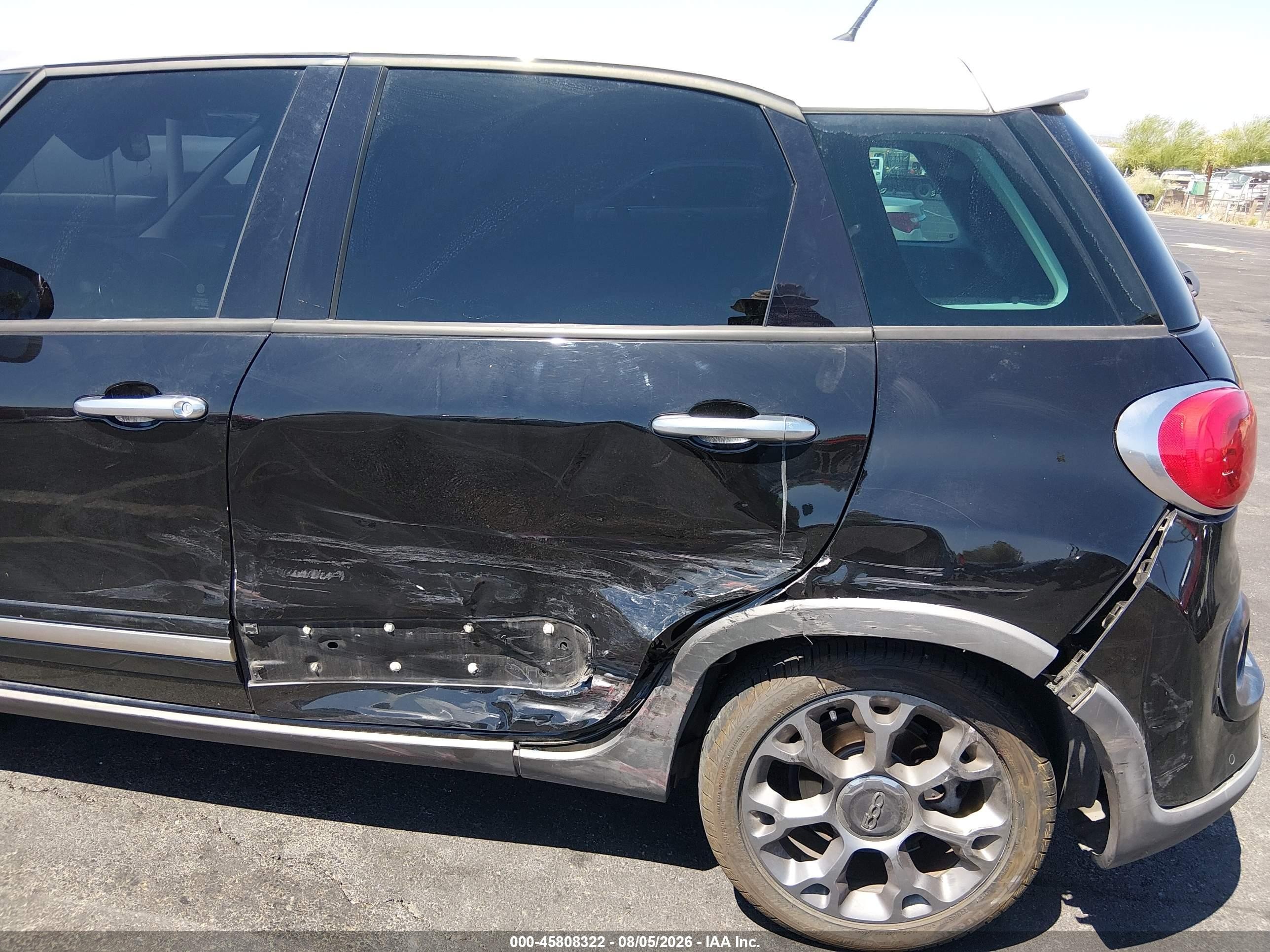 2014 Fiat 500l Trekking Black vin: ZFBCFADH3EZ018838