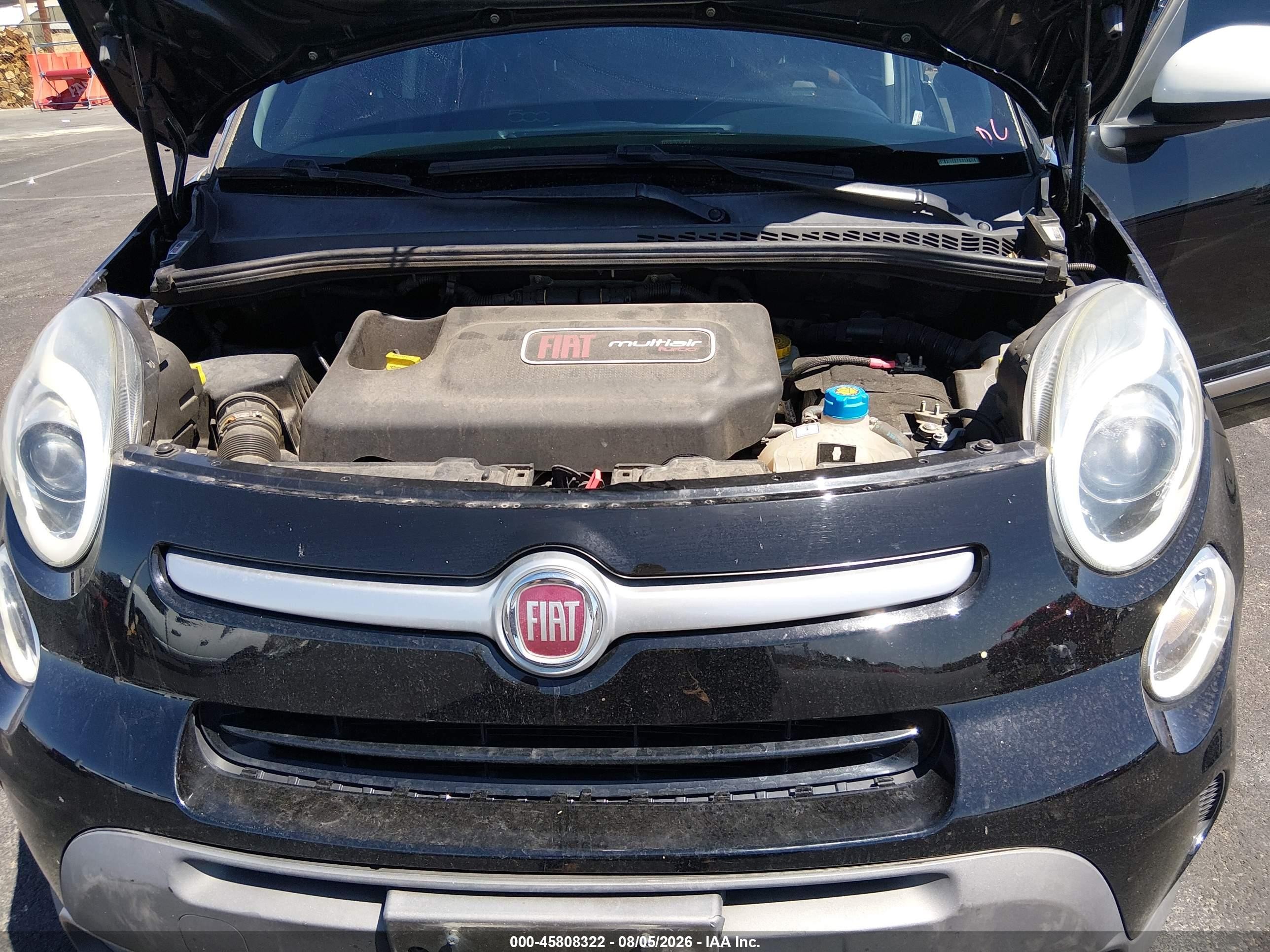 2014 Fiat 500l Trekking Black vin: ZFBCFADH3EZ018838
