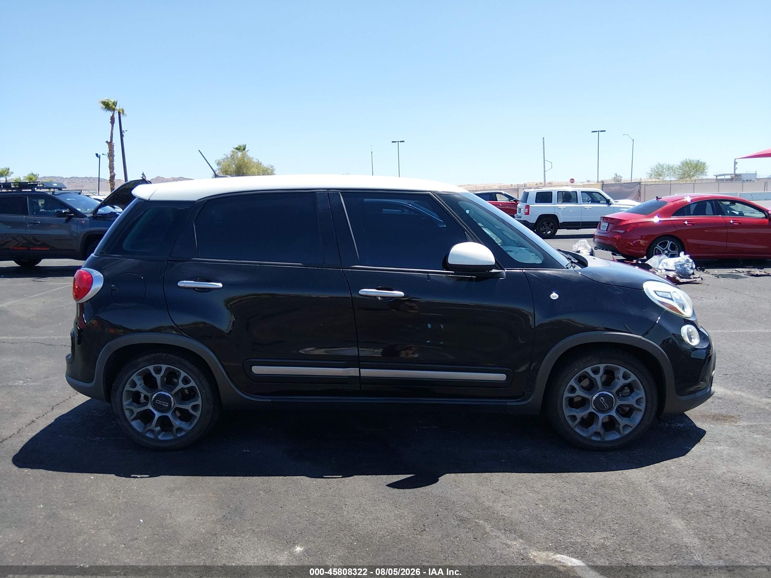 2014 Fiat 500l Trekking Black vin: ZFBCFADH3EZ018838